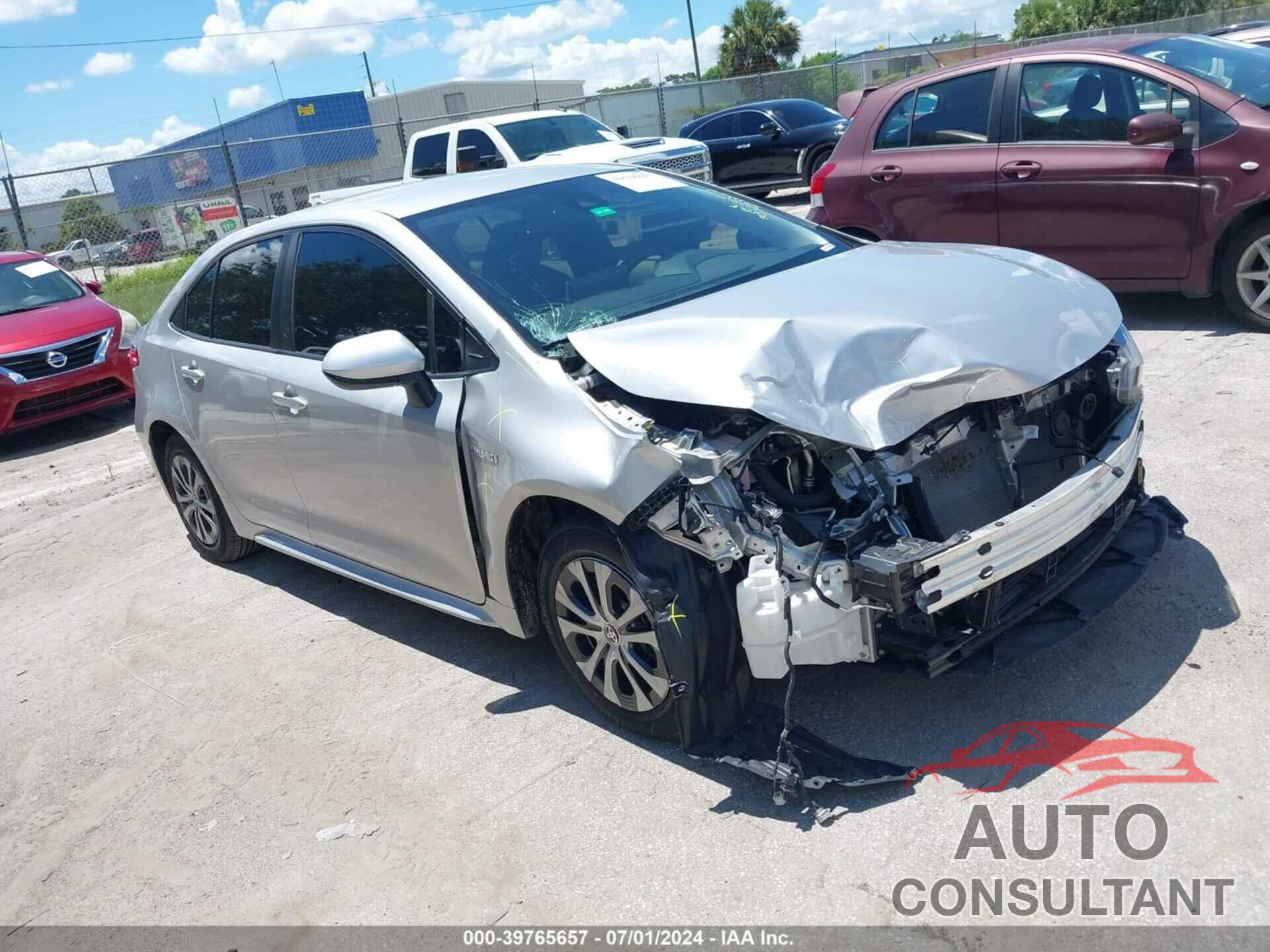 TOYOTA COROLLA 2021 - JTDEAMDE9MJ004385
