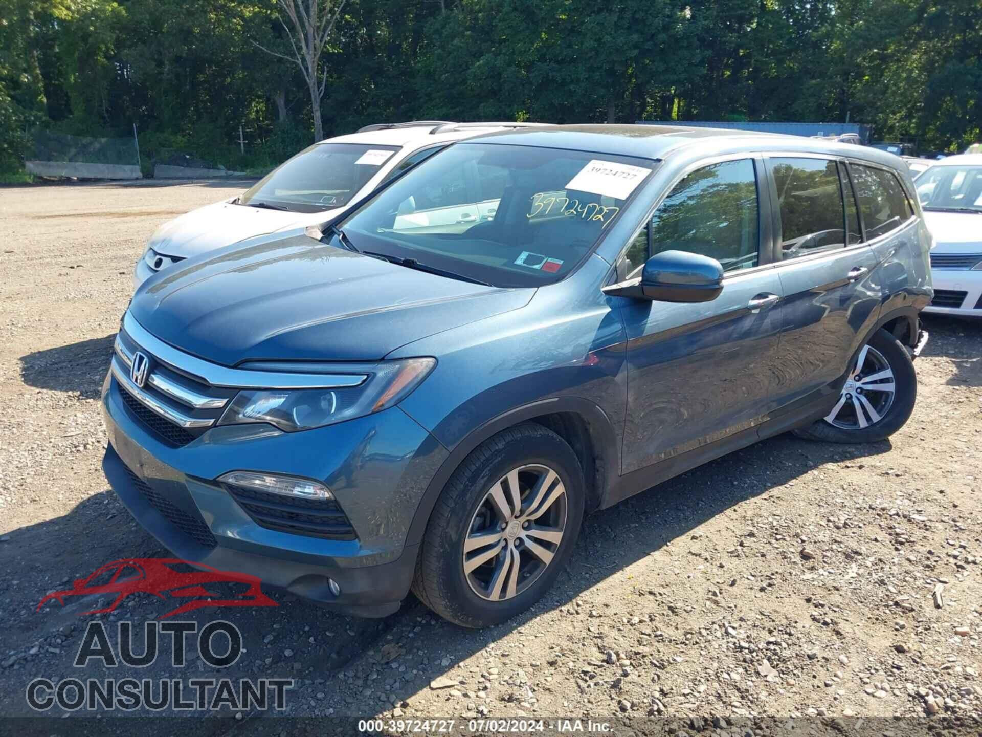 HONDA PILOT 2017 - 5FNYF6H54HB101401