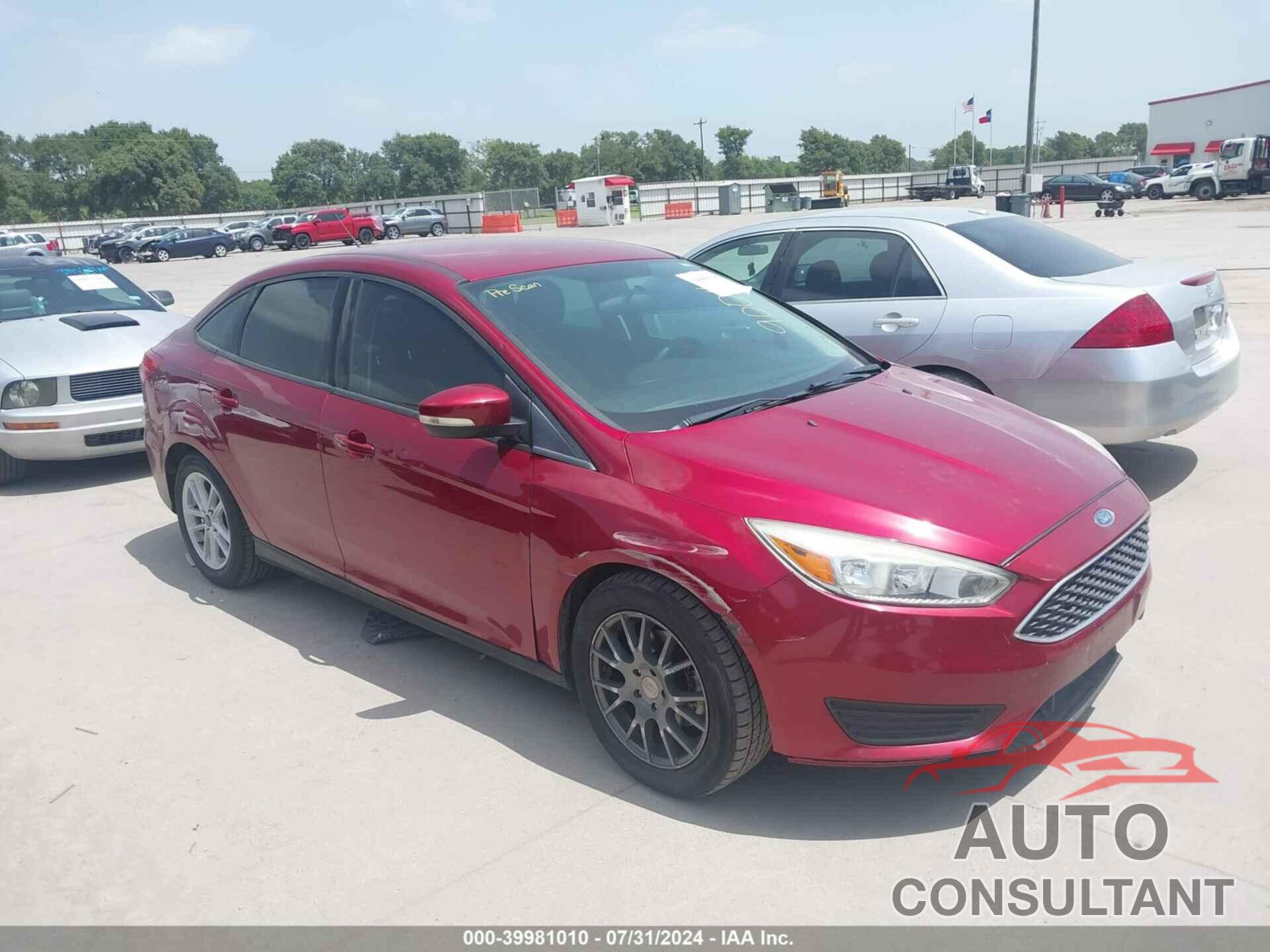 FORD FOCUS 2017 - 1FADP3F2XHL347570