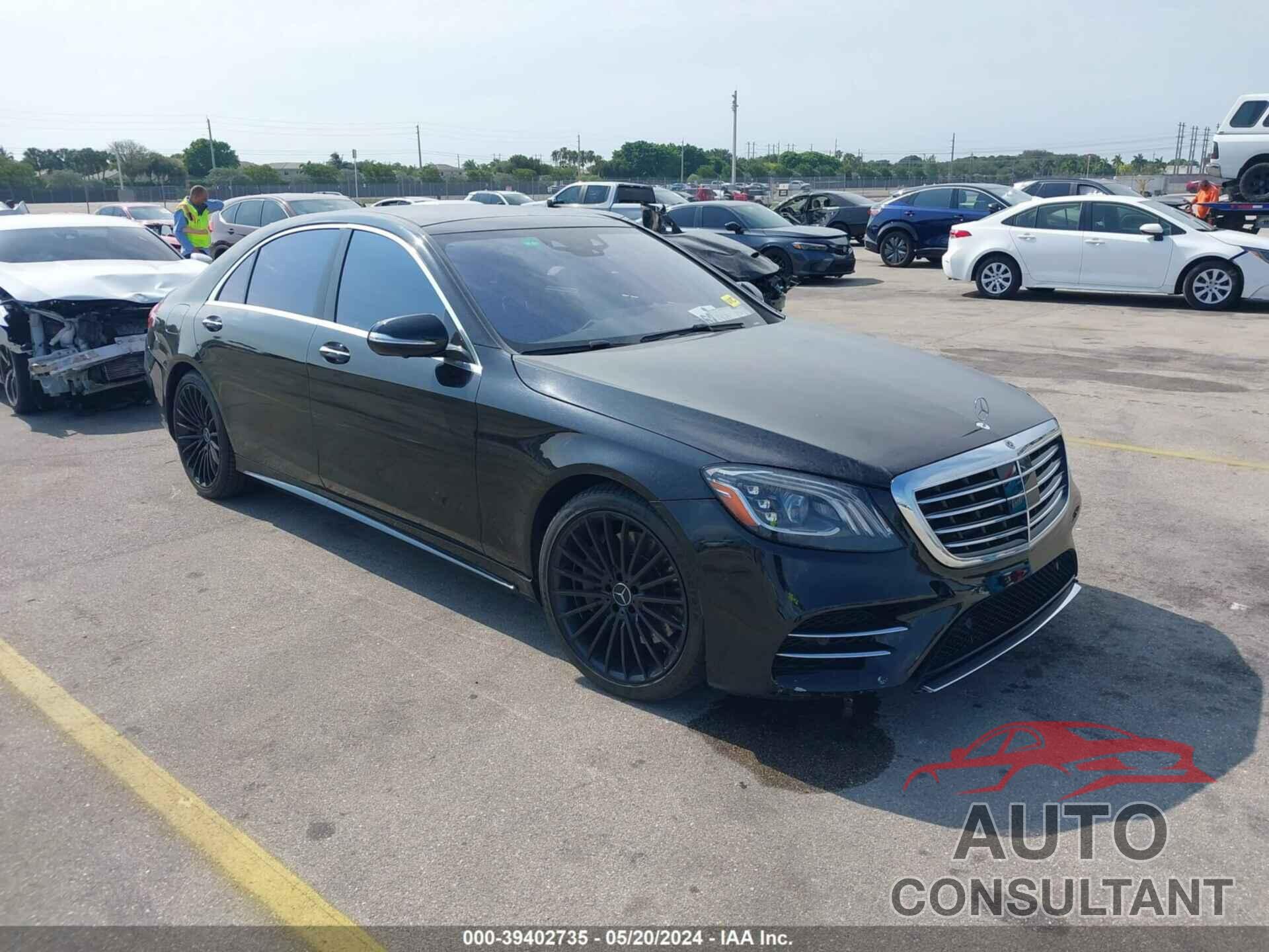 MERCEDES-BENZ S-CLASS 2019 - WDDUG8DB5KA490249