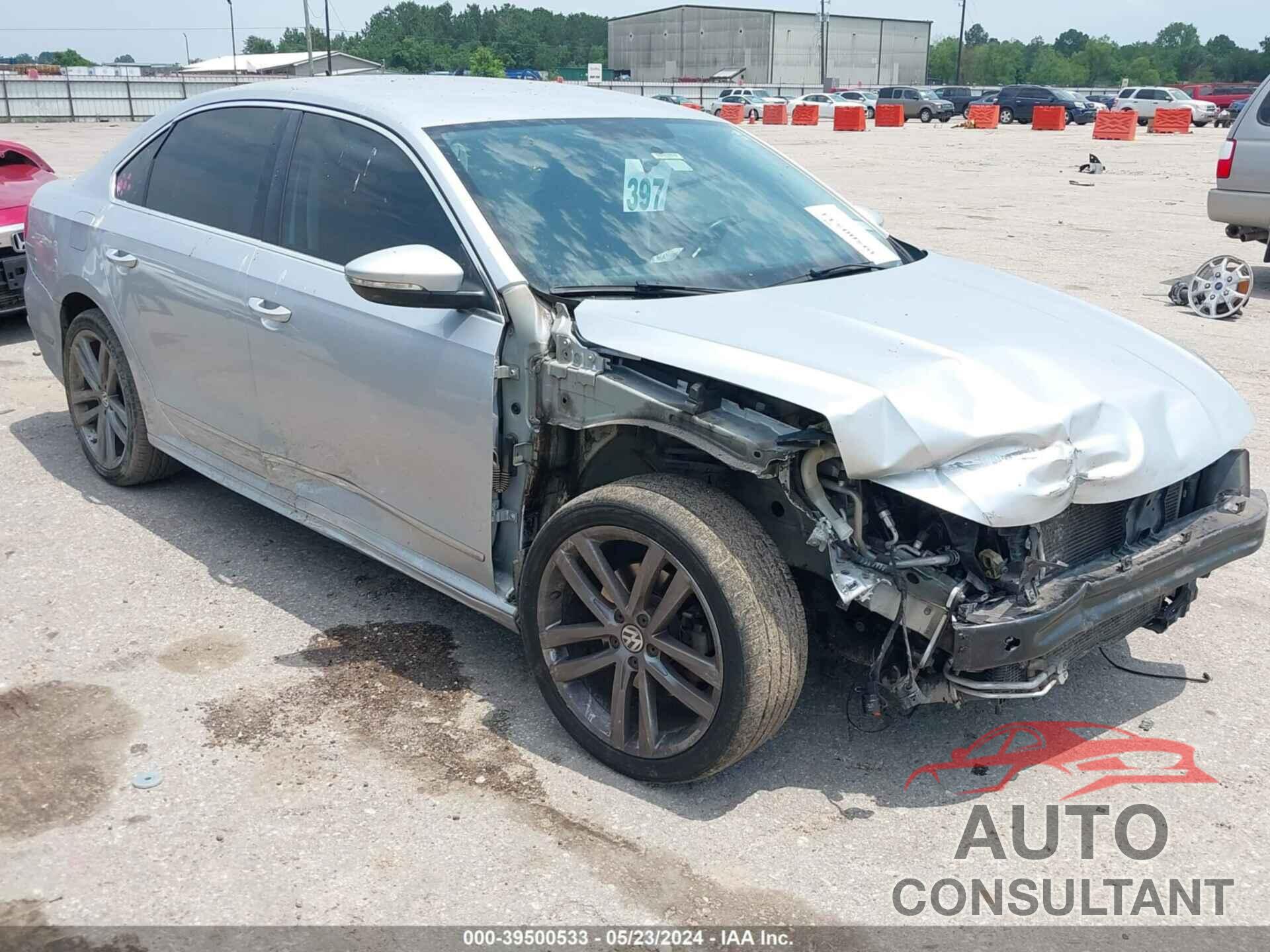 VOLKSWAGEN PASSAT 2016 - 1VWAT7A39GC043884