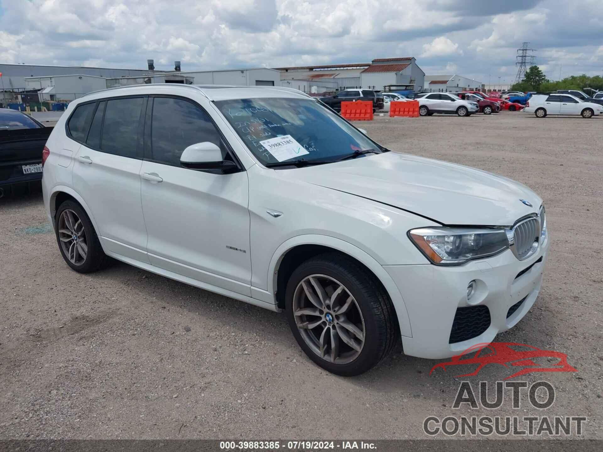 BMW X3 2017 - 5UXWZ7C52H0V85755