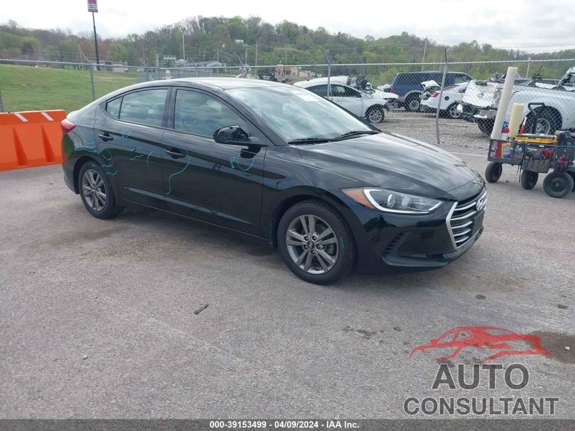 HYUNDAI ELANTRA 2017 - 5NPD84LF6HH185543