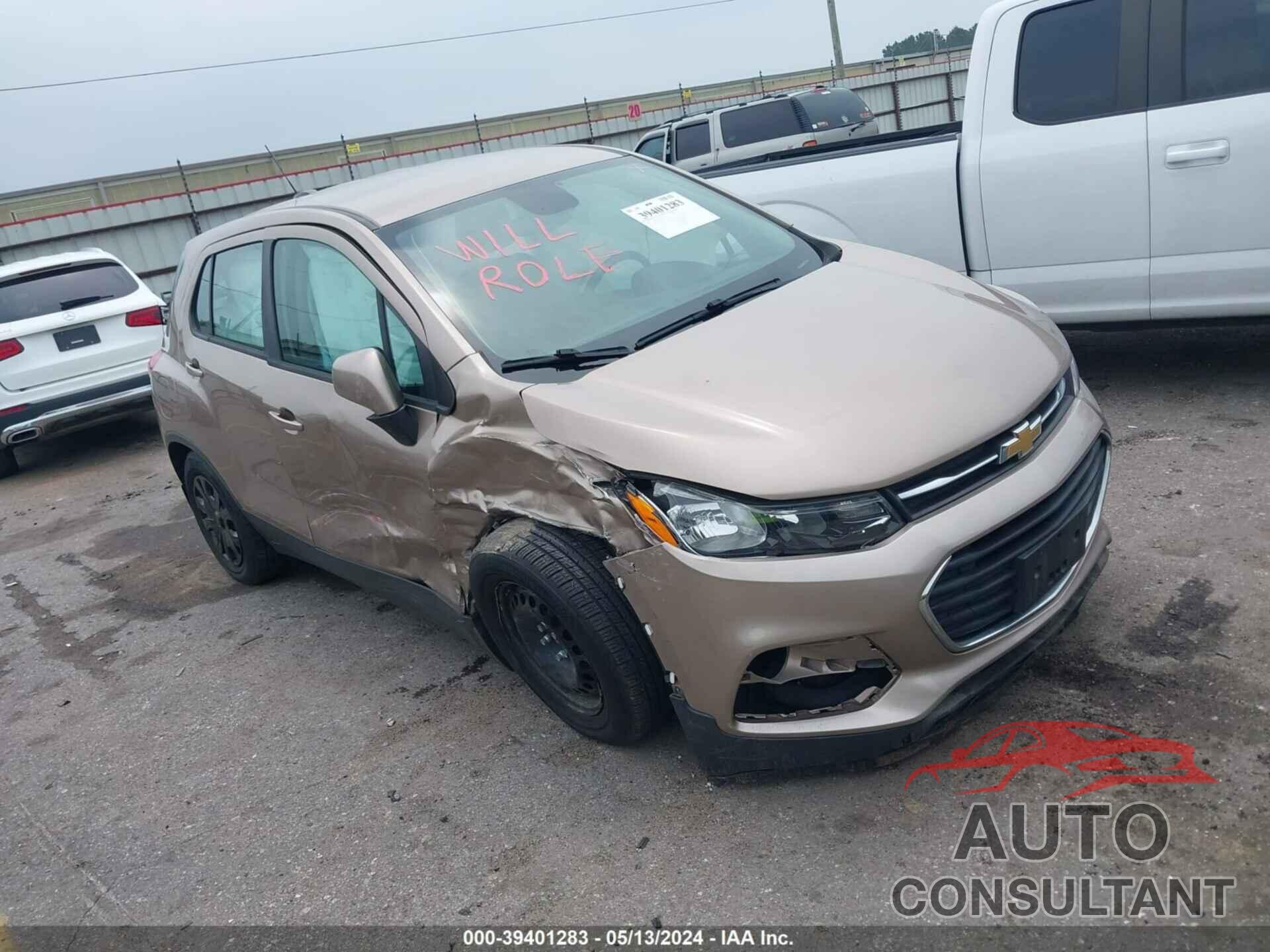 CHEVROLET TRAX 2018 - 3GNCJKSB6JL213387