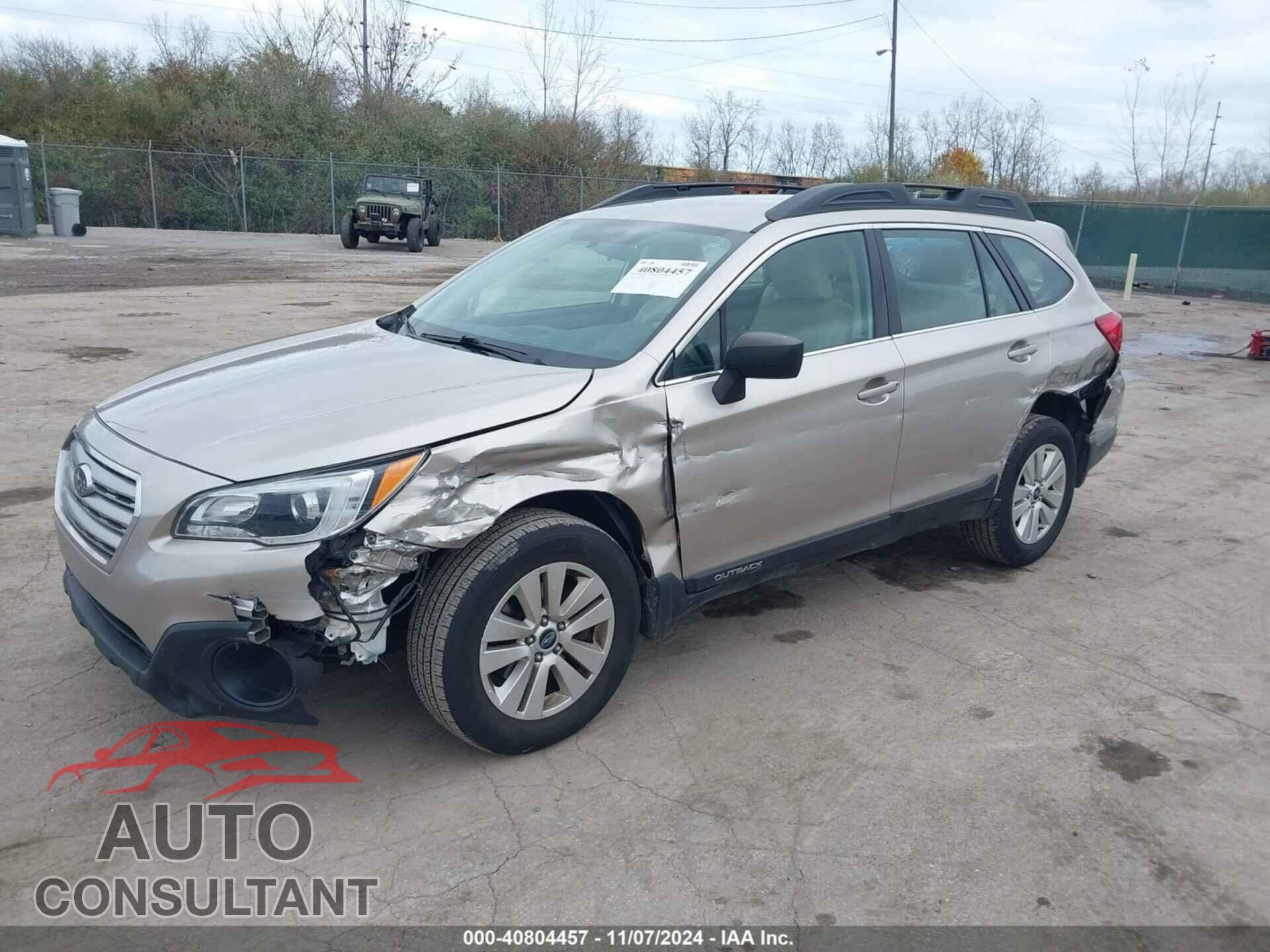 SUBARU OUTBACK 2017 - 4S4BSAAC9H3399806
