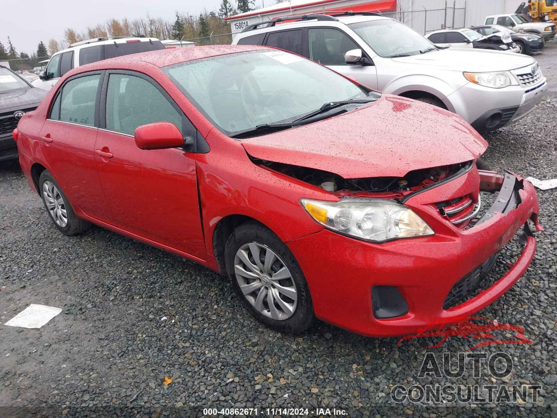 TOYOTA COROLLA 2013 - 5YFBU4EE5DP150173