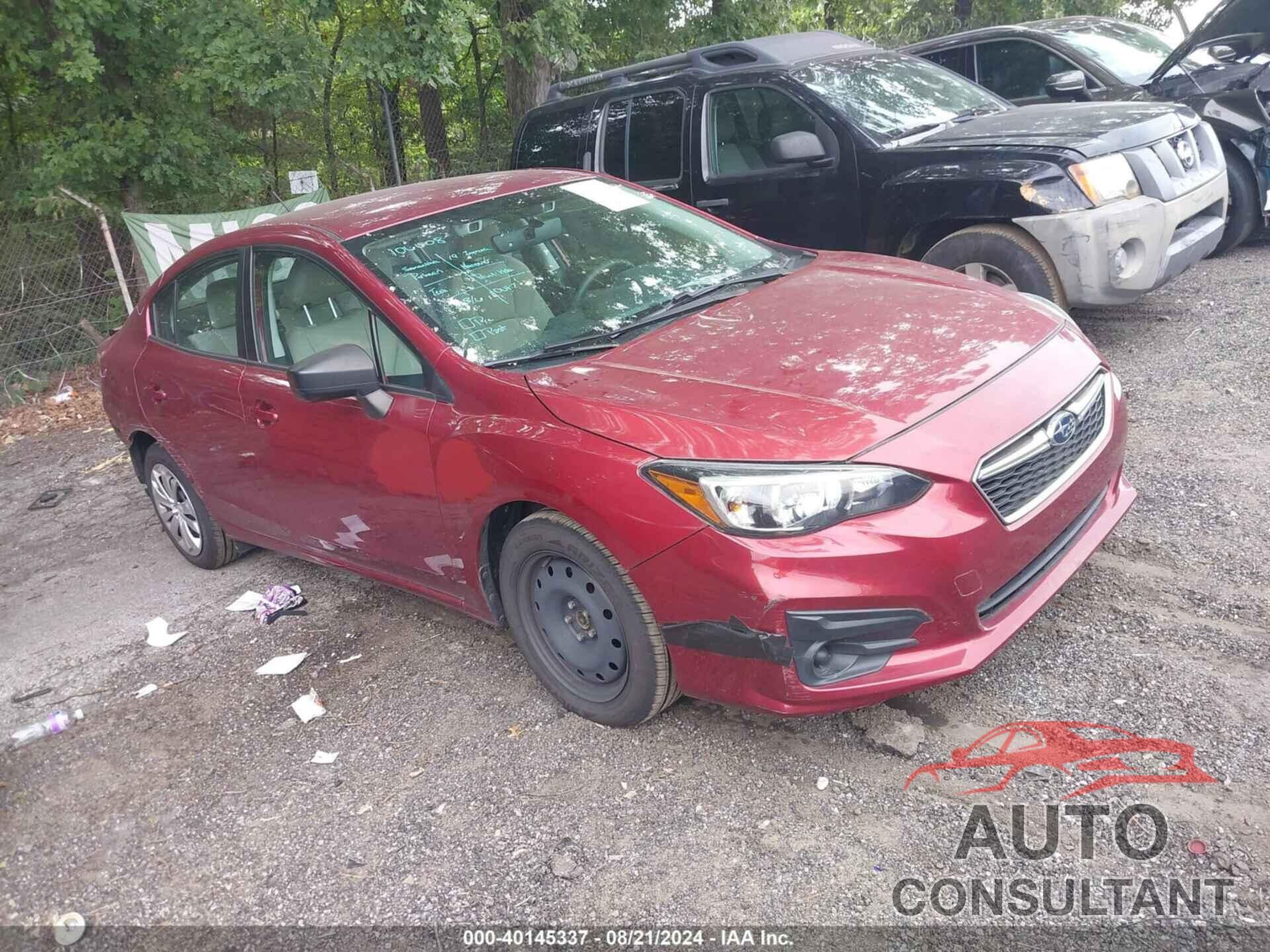 SUBARU IMPREZA 2019 - 4S3GKAB69K3621397