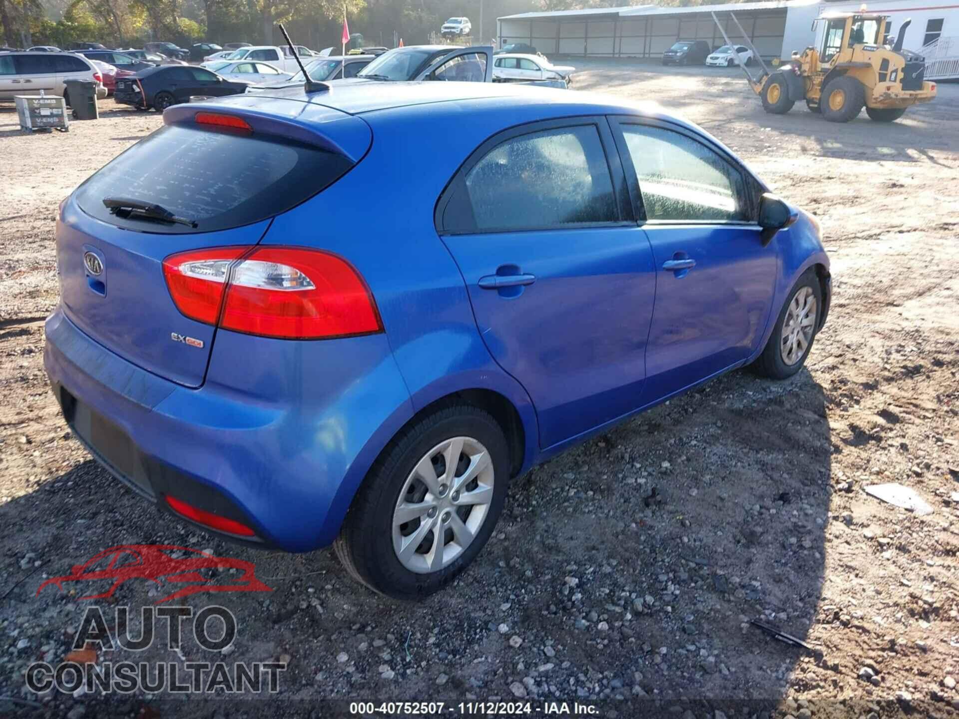 KIA RIO5 2012 - KNADN5A36C6090391