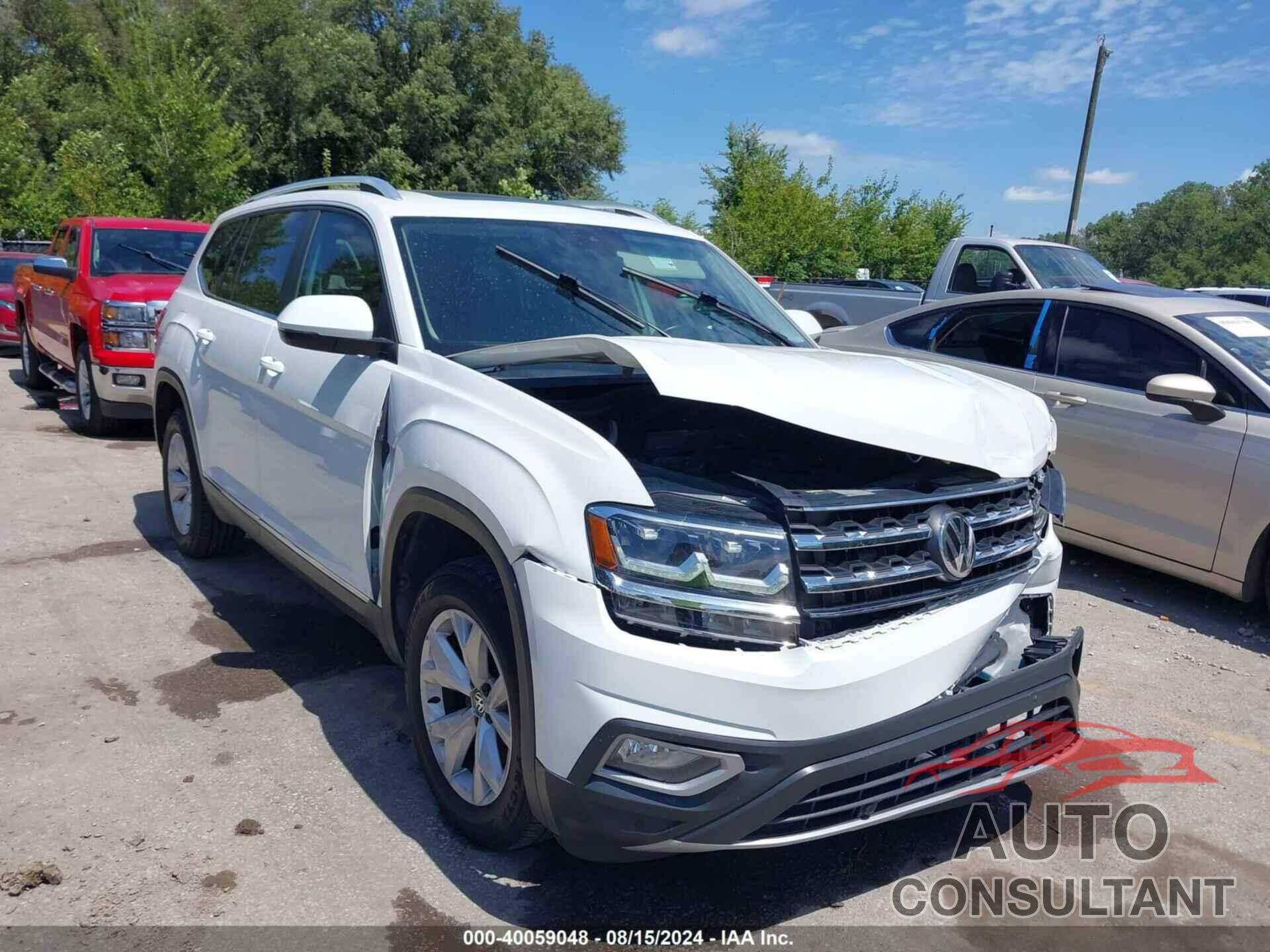 VOLKSWAGEN ATLAS 2019 - 1V2MR2CA2KC509661