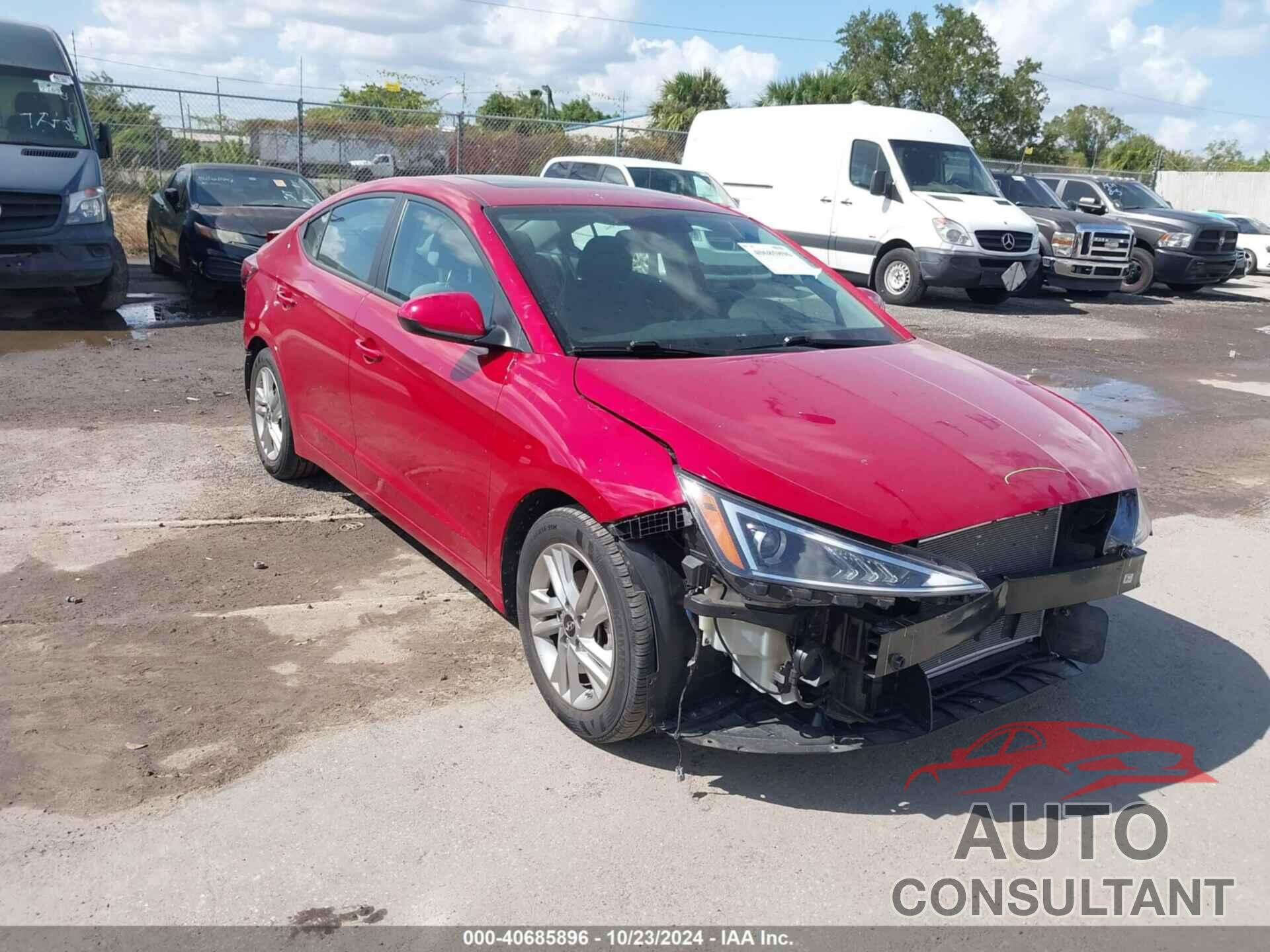 HYUNDAI ELANTRA 2020 - KMHD84LF8LU017963