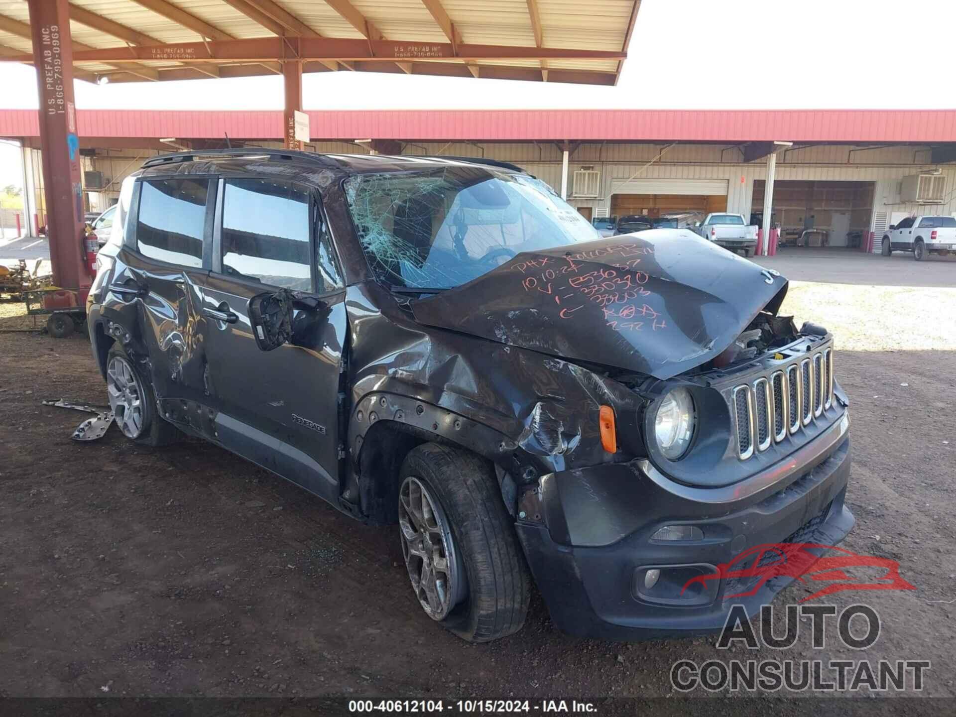JEEP RENEGADE 2017 - ZACCJABB2HPE53637