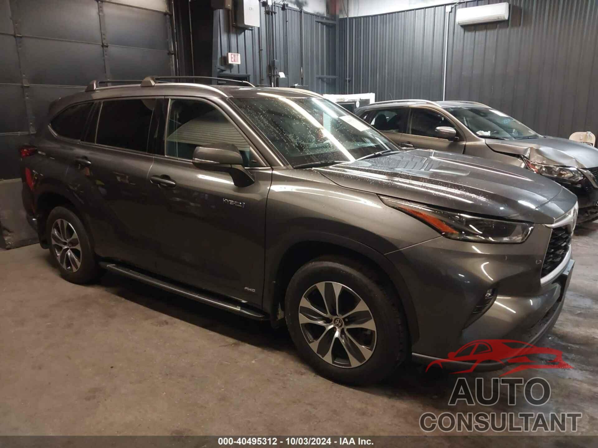 TOYOTA HIGHLANDER 2021 - 5TDGBRCH1MS037253