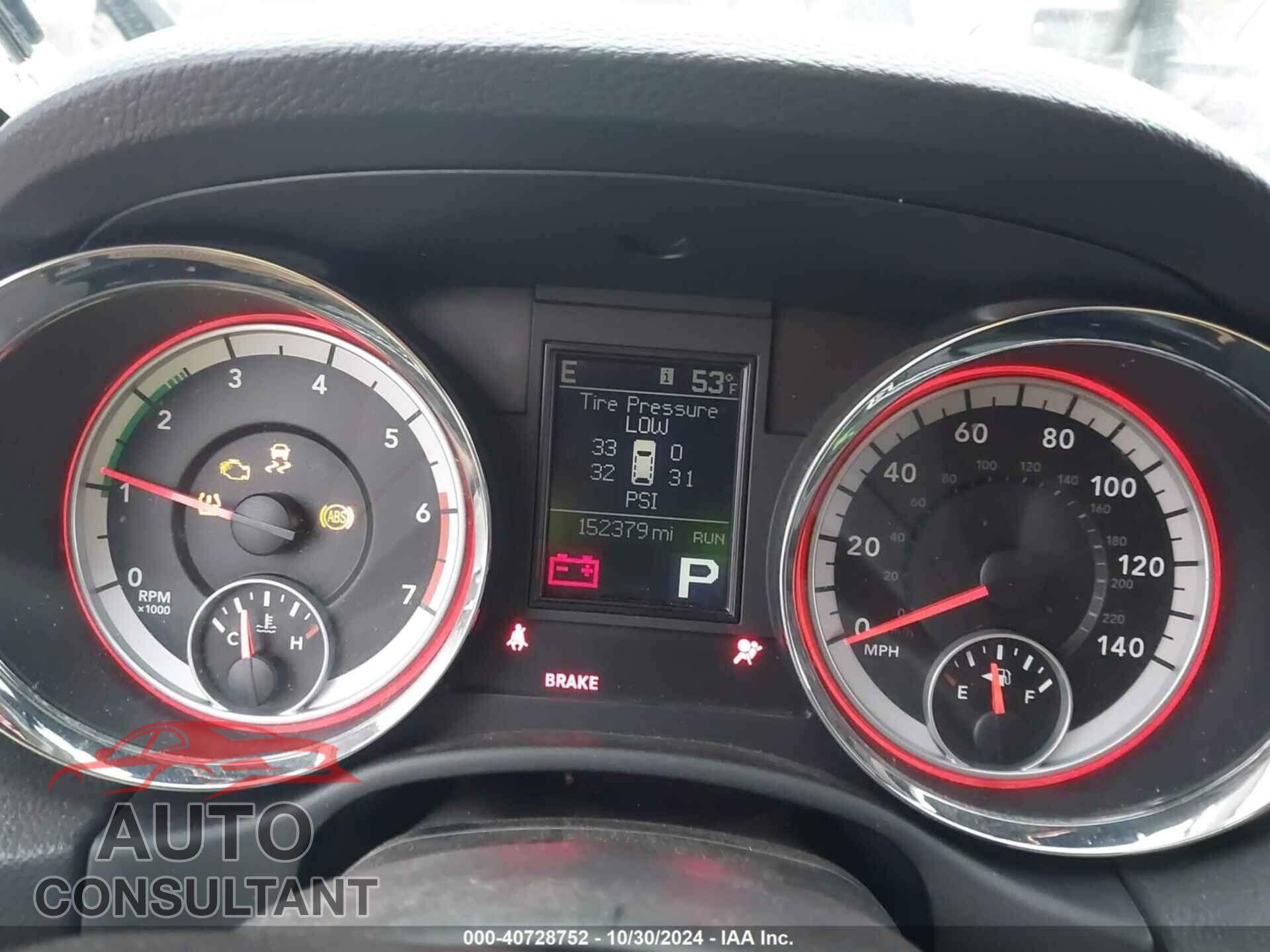 DODGE DURANGO 2012 - 1C4SDJCT4CC295082