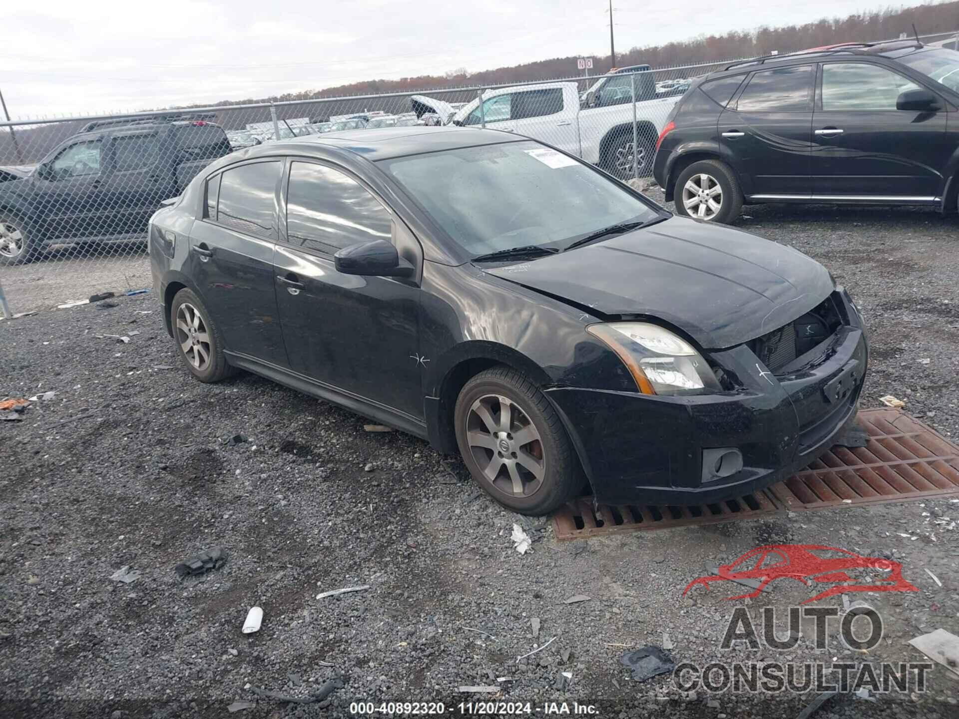 NISSAN SENTRA 2012 - 3N1AB6AP1CL753804