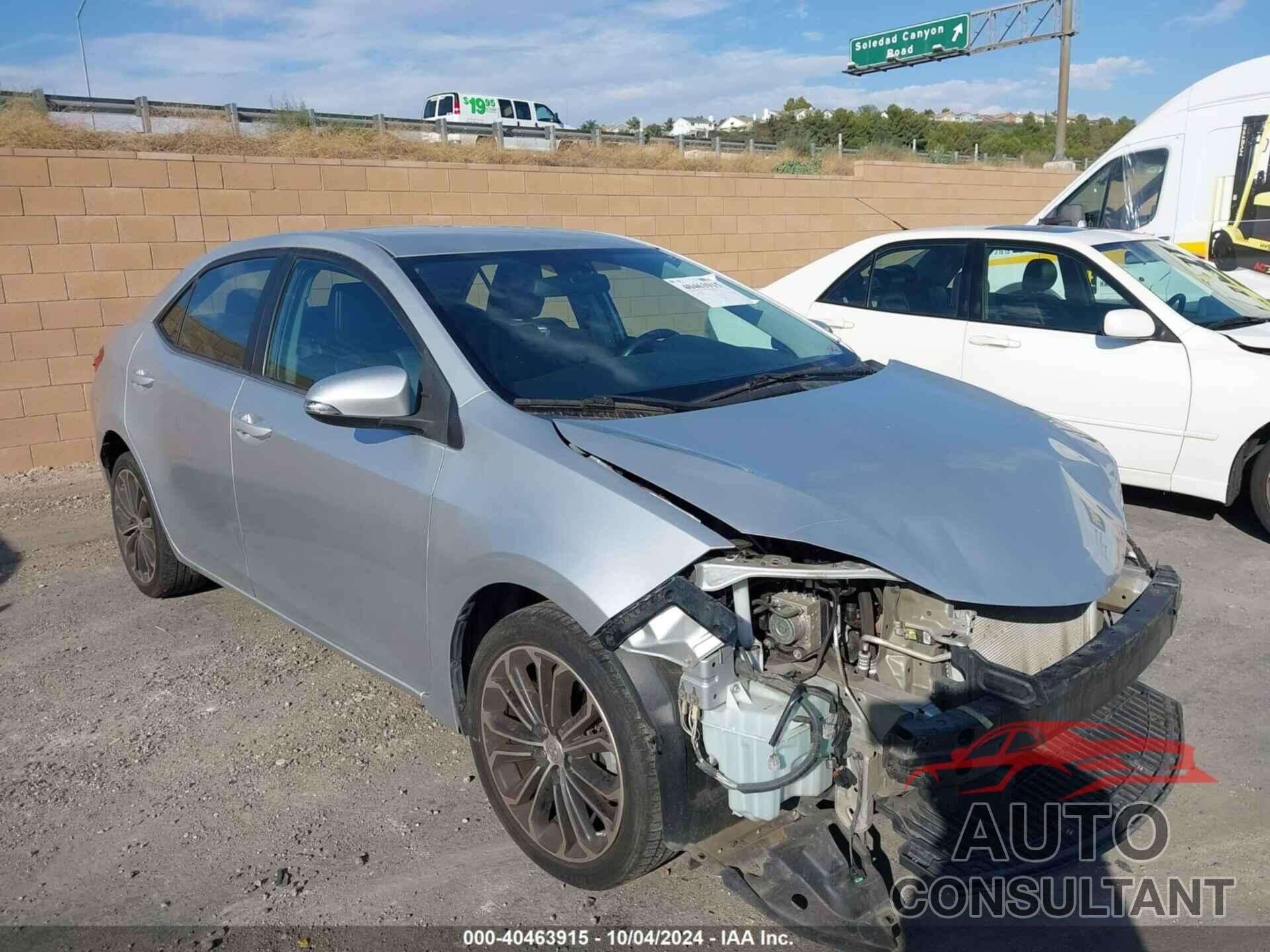 TOYOTA COROLLA 2016 - 5YFBURHE0GP373413