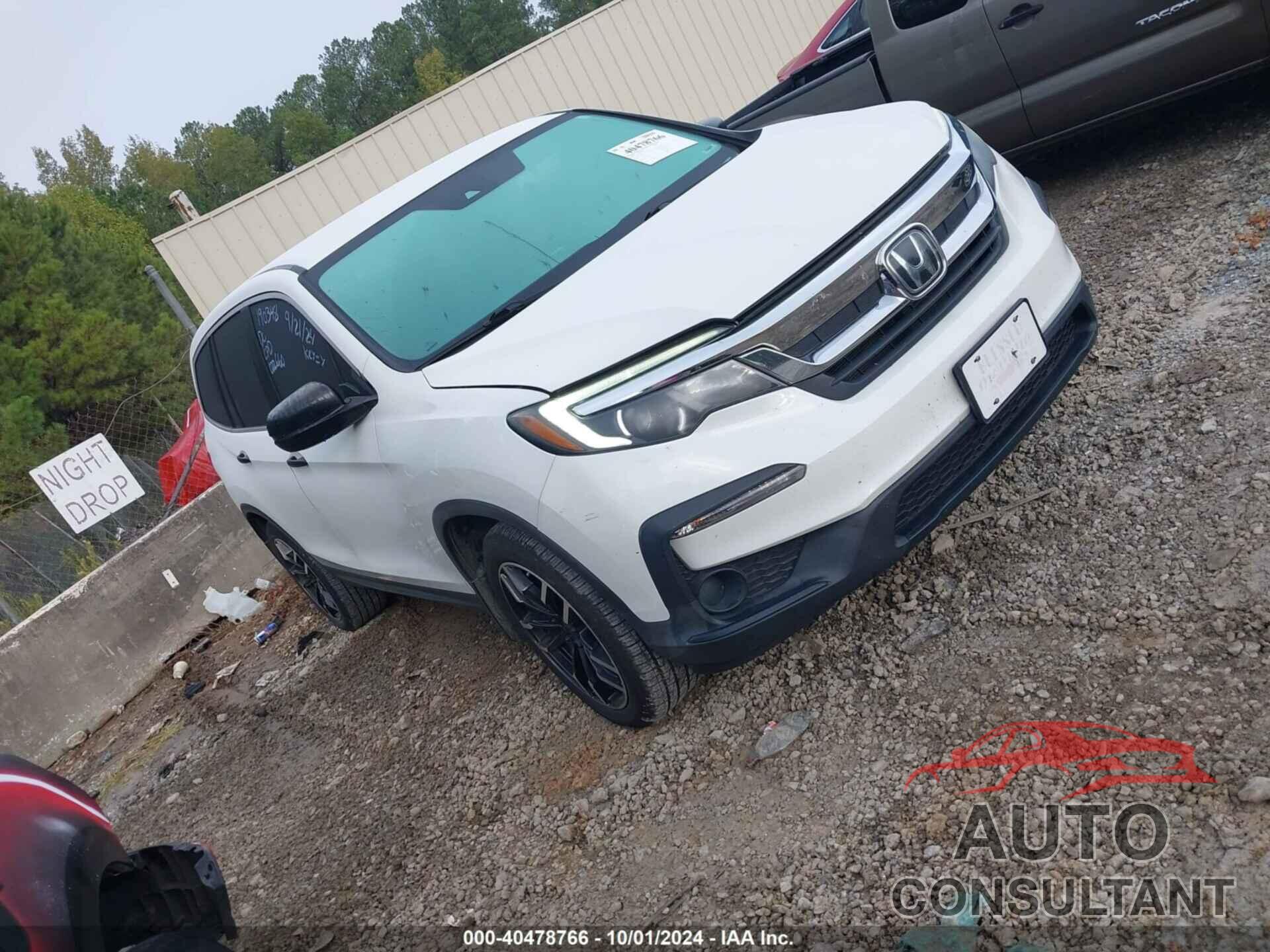 HONDA PILOT 2020 - 5FNYF5H15LB022660