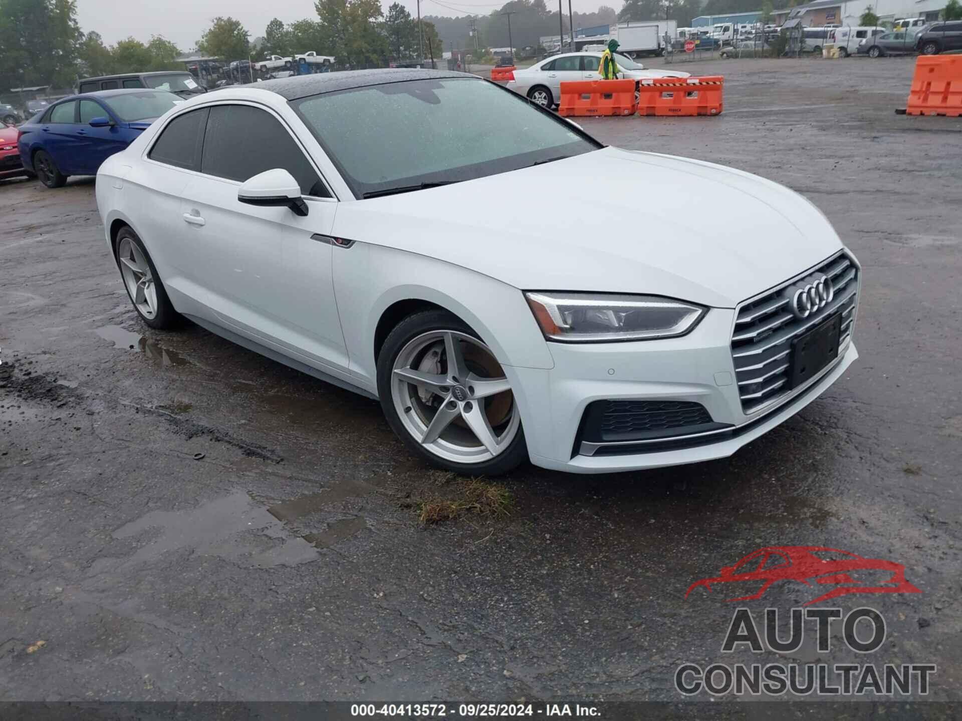 AUDI A5 2019 - WAUTNAF56KA037295