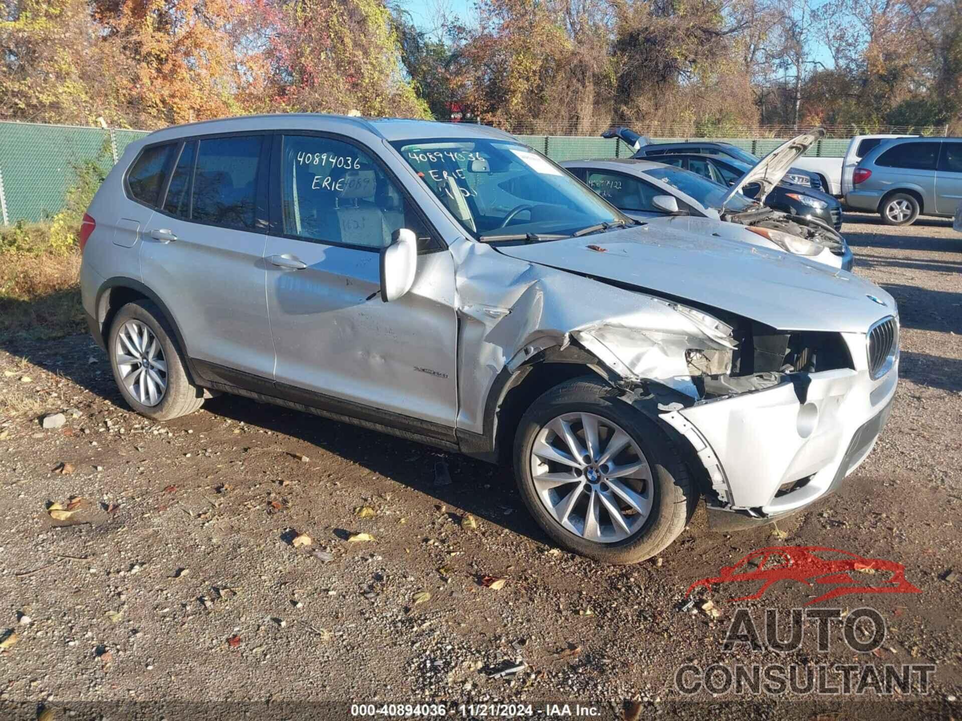 BMW X3 2013 - 5UXWX9C58D0A14267