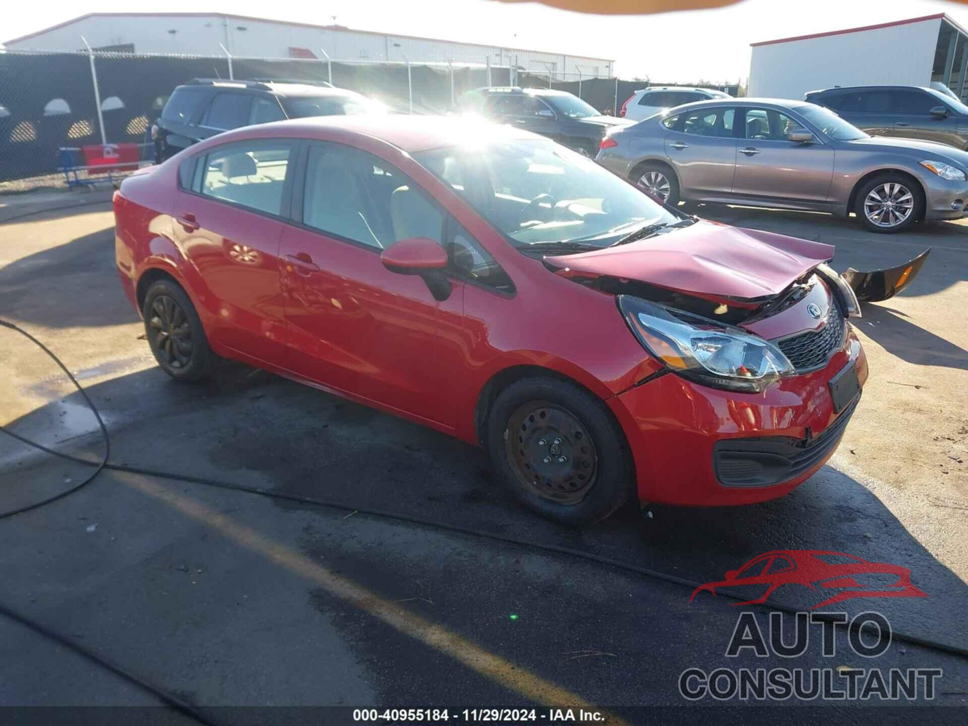 KIA RIO 2013 - KNADM4A37D6220225