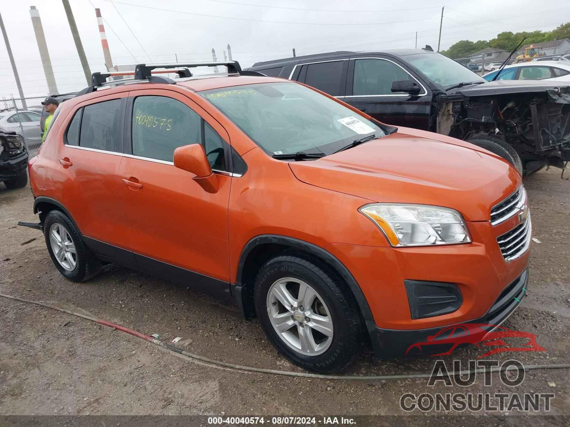 CHEVROLET TRAX 2016 - KL7CJLSB5GB662811