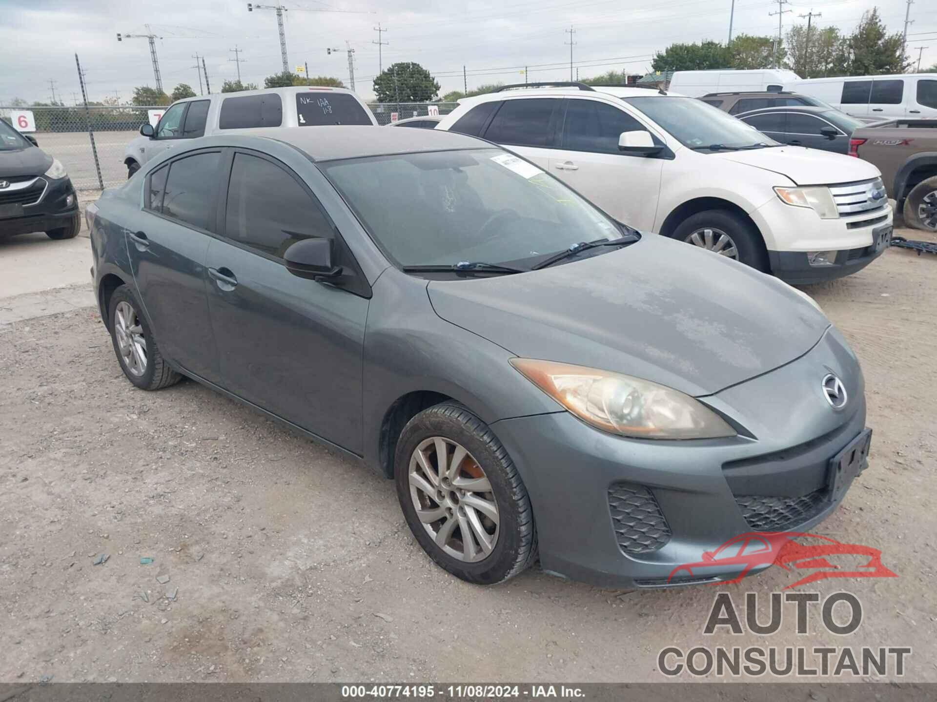 MAZDA MAZDA3 2012 - JM1BL1V78C1678747