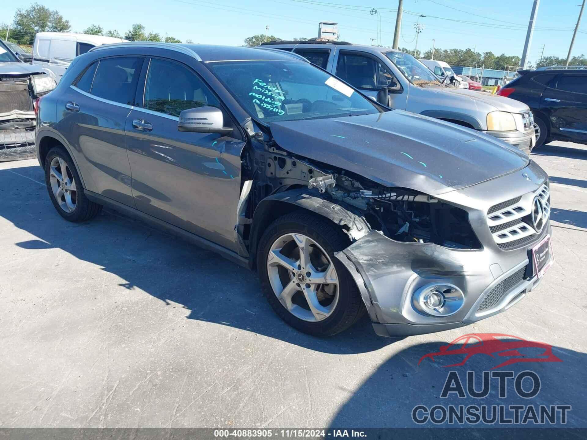 MERCEDES-BENZ GLA 250 2018 - WDCTG4GB9JJ530013