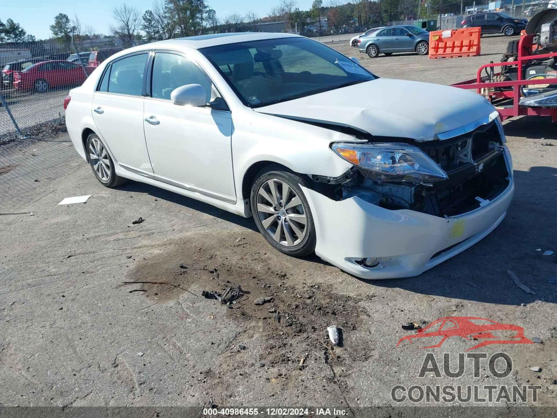 TOYOTA AVALON 2011 - 4T1BK3DB3BU423209