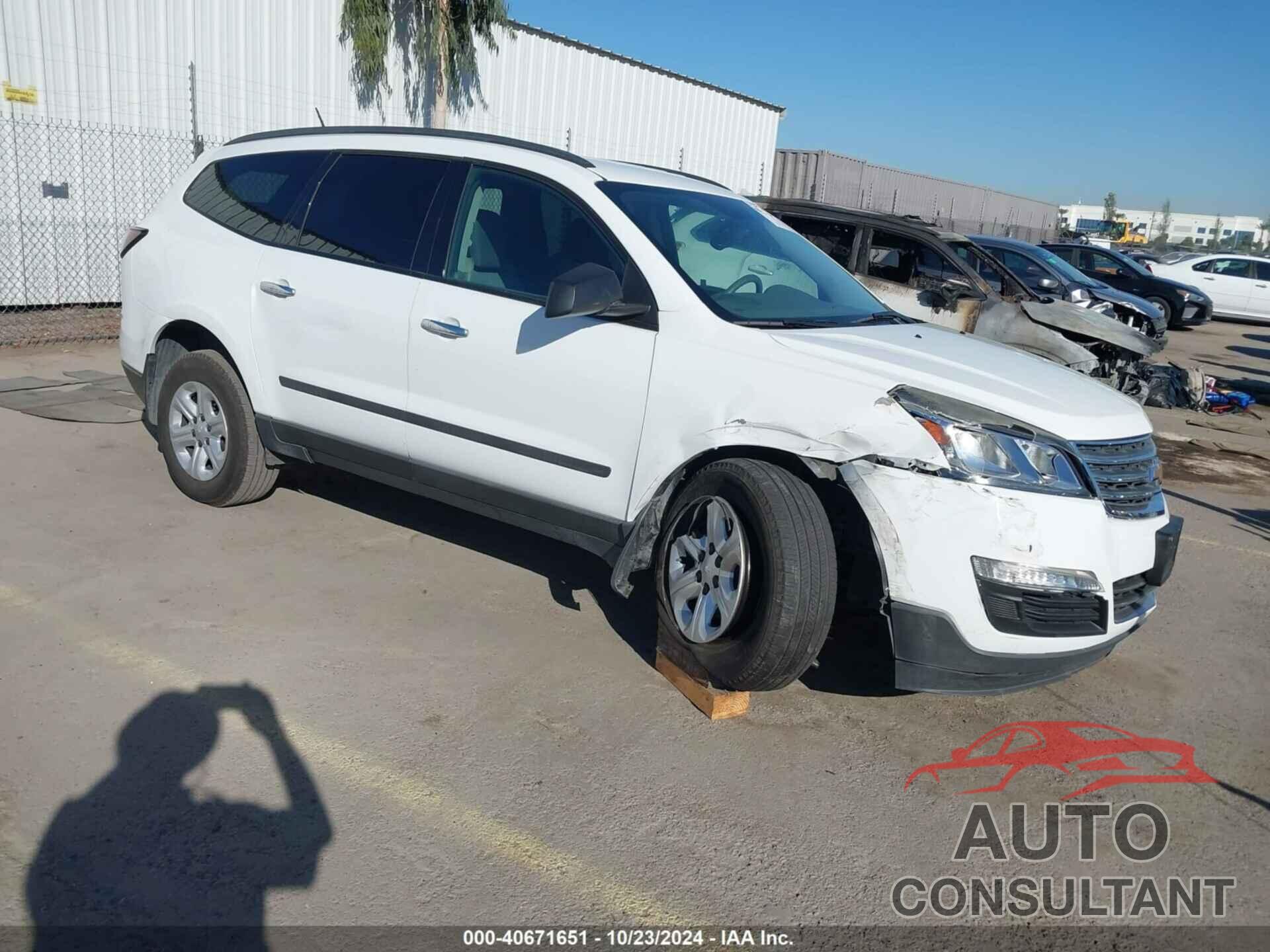 CHEVROLET TRAVERSE 2016 - 1GNKRFEDXGJ188695