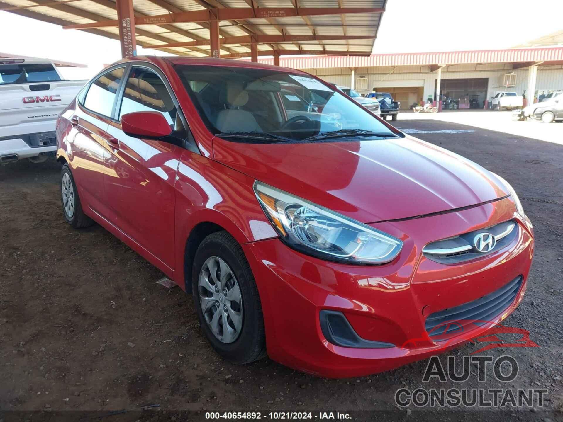 HYUNDAI ACCENT 2016 - KMHCT4AE7GU073712