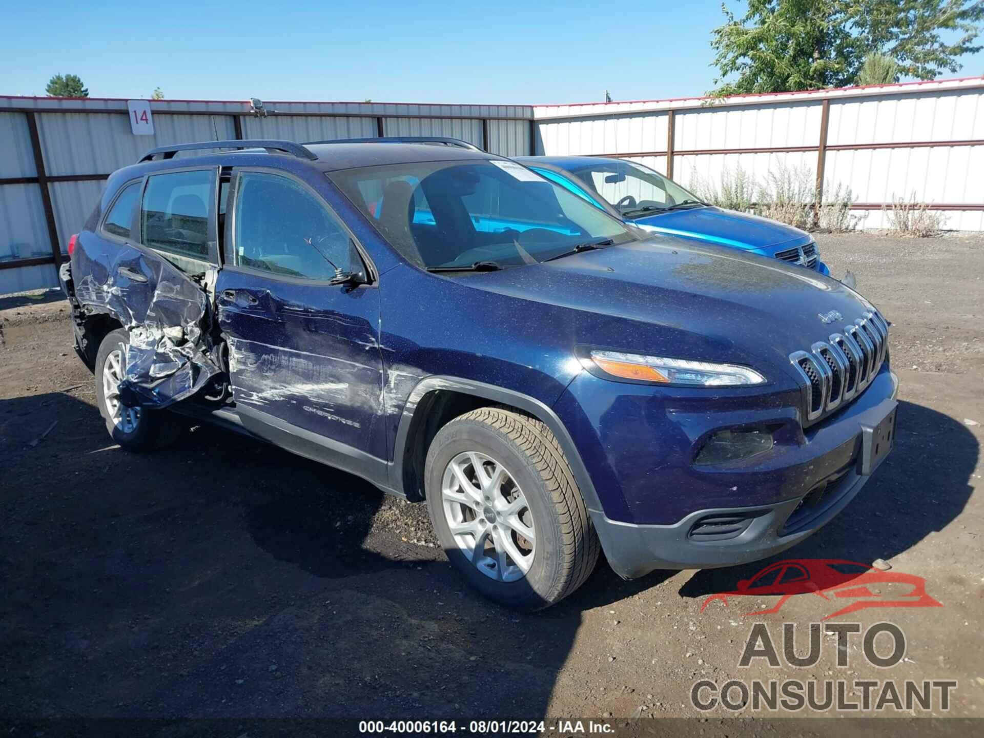 JEEP CHEROKEE 2016 - 1C4PJMAB0GW118091