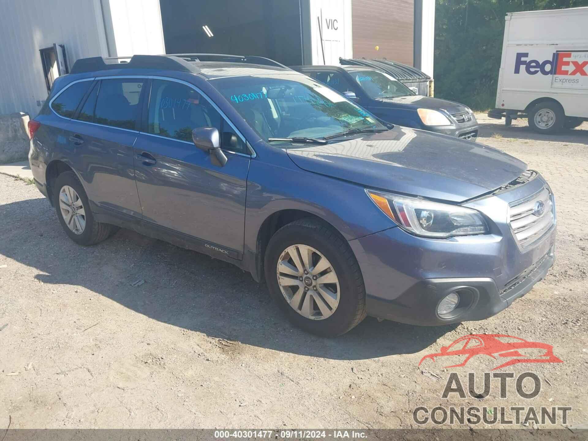 SUBARU OUTBACK 2017 - 4S4BSADC9H3335924