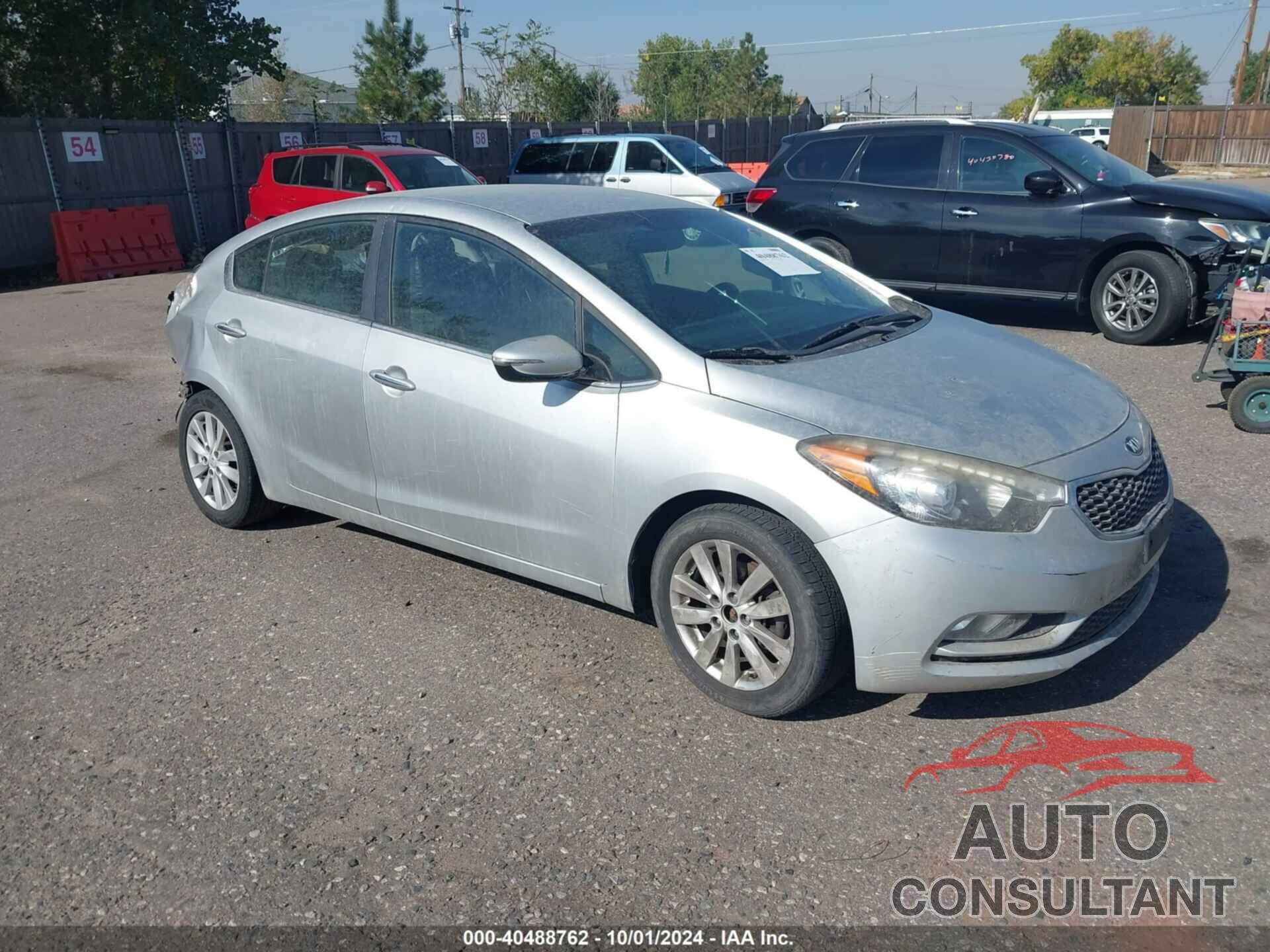 KIA FORTE 2014 - KNAFX4A84E5127553