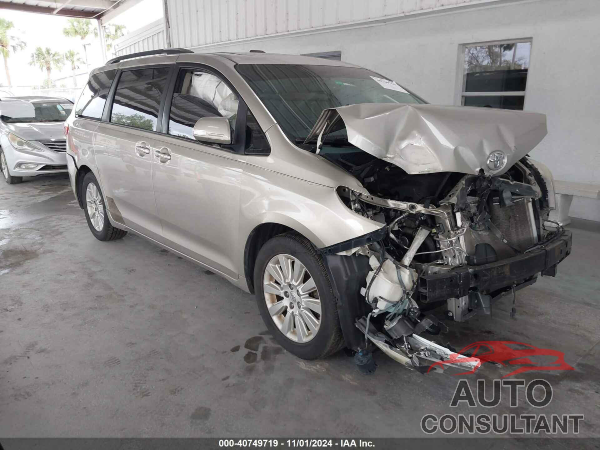 TOYOTA SIENNA 2015 - 5TDYK3DC1FS537016