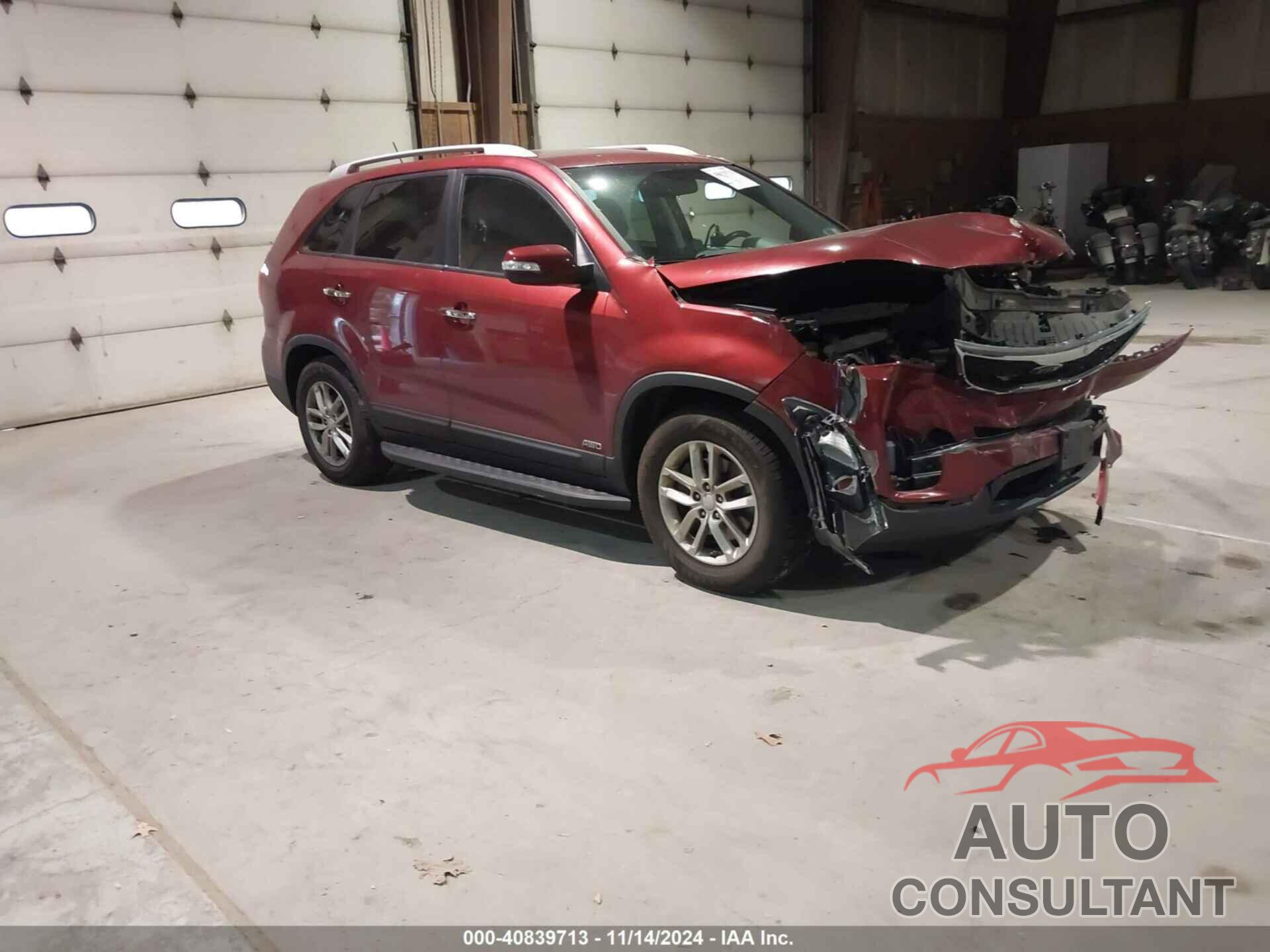 KIA SORENTO 2015 - 5XYKTCA65FG606787