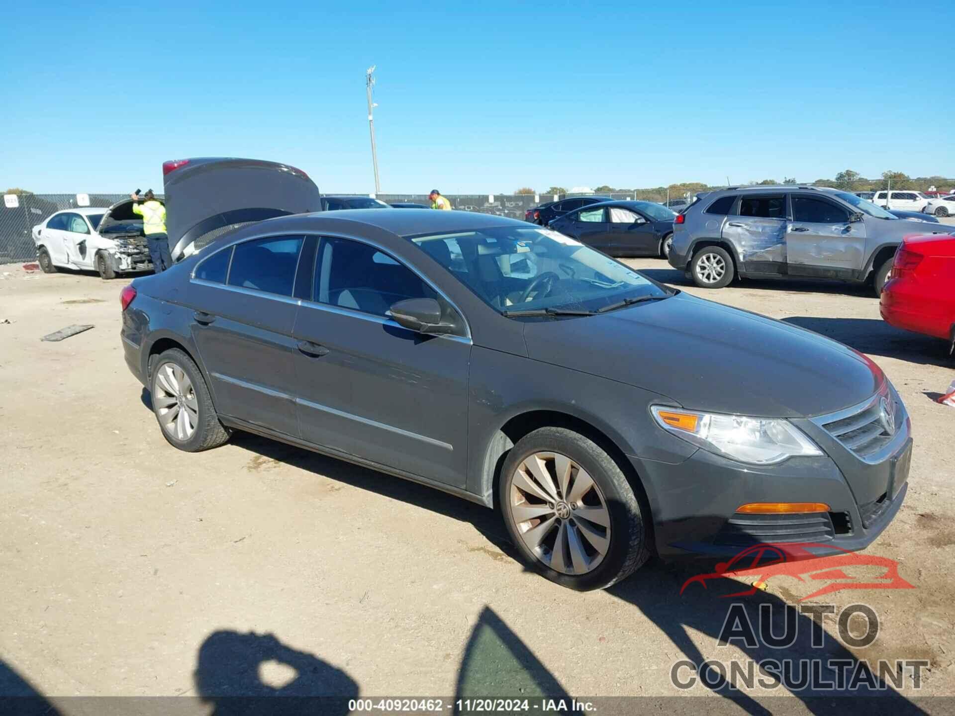 VOLKSWAGEN CC 2012 - WVWMN7AN4CE505309