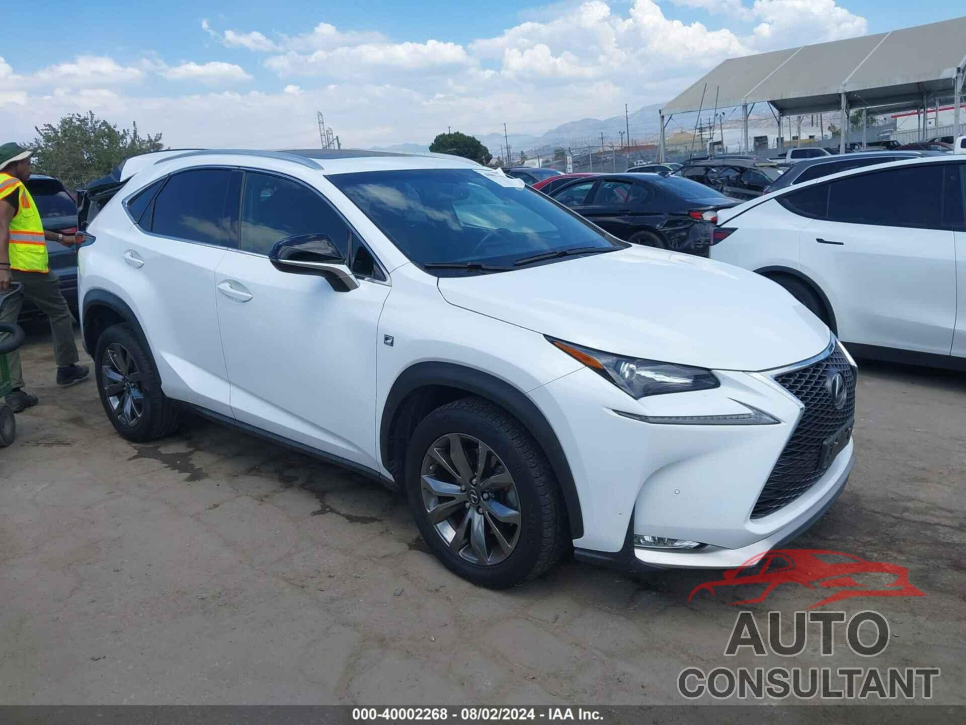 LEXUS NX 200T 2016 - JTJYARBZXG2047838