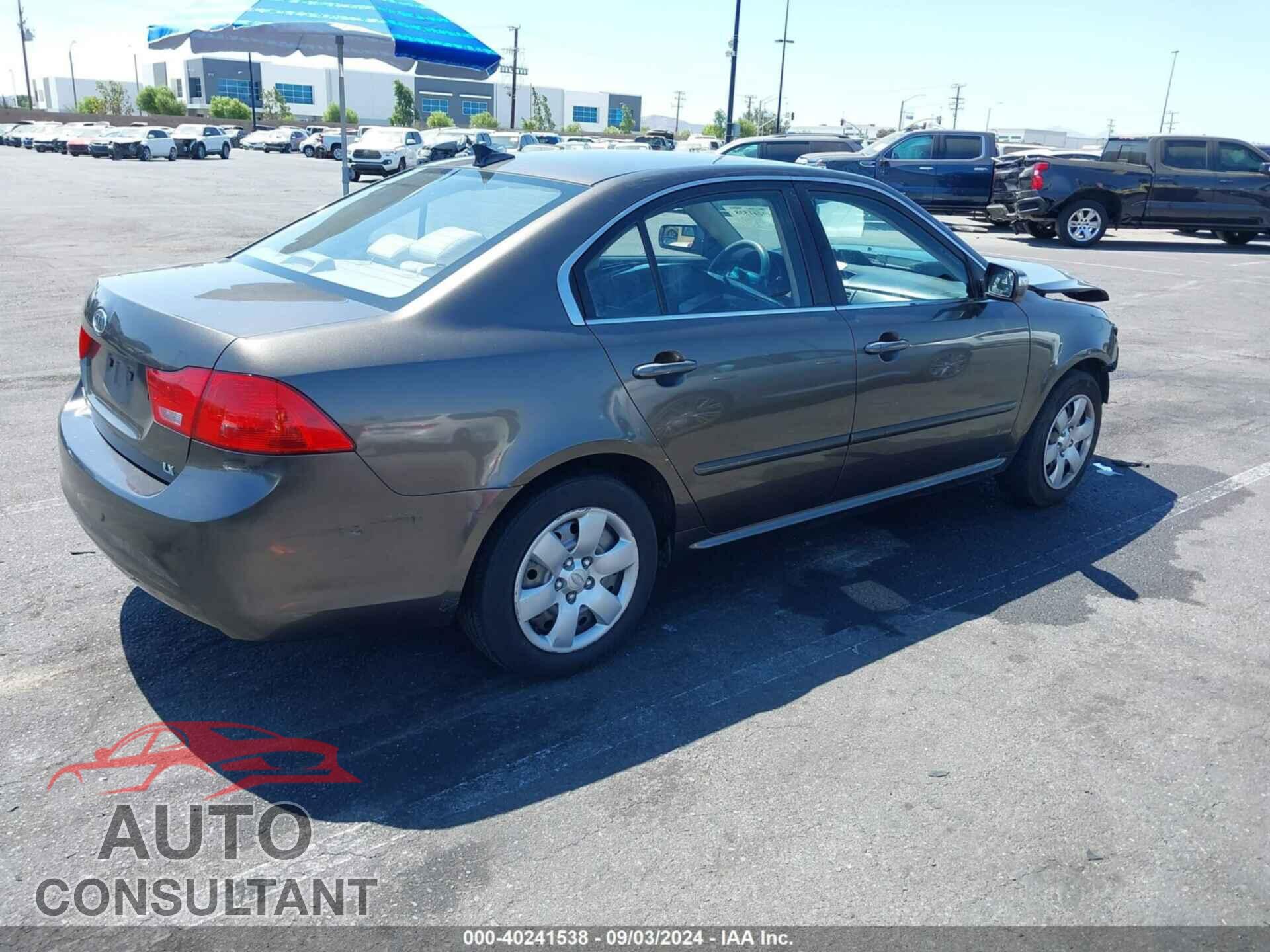 KIA OPTIMA 2009 - KNAGE228695308401