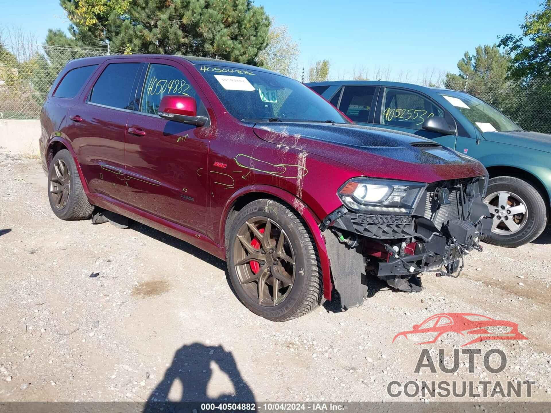 DODGE DURANGO 2018 - 1C4SDJGJ4JC486149