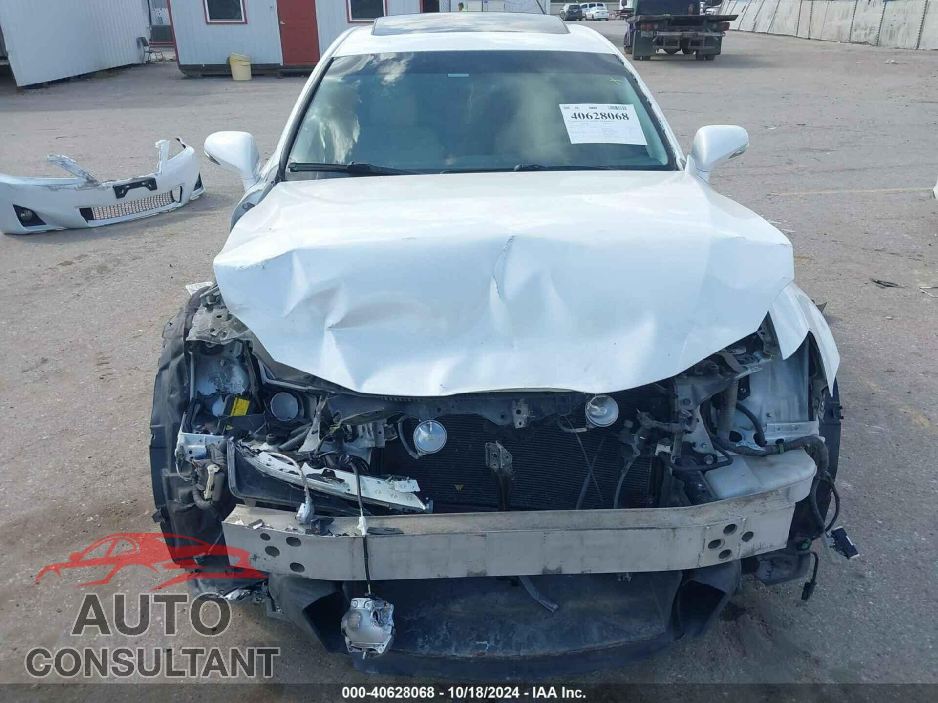 LEXUS IS 250 2012 - JTHBF5C29C5158957