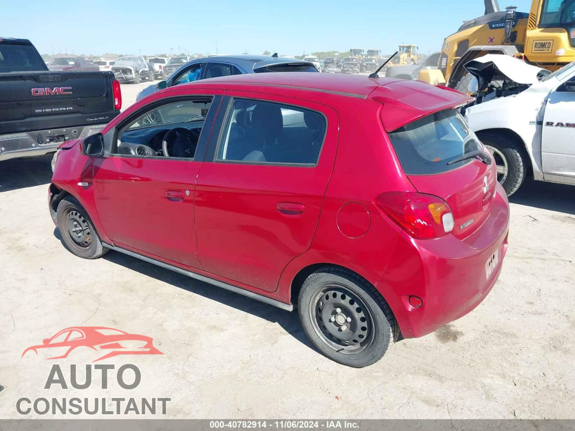 MITSUBISHI MIRAGE 2015 - ML32A3HJ4FH046030