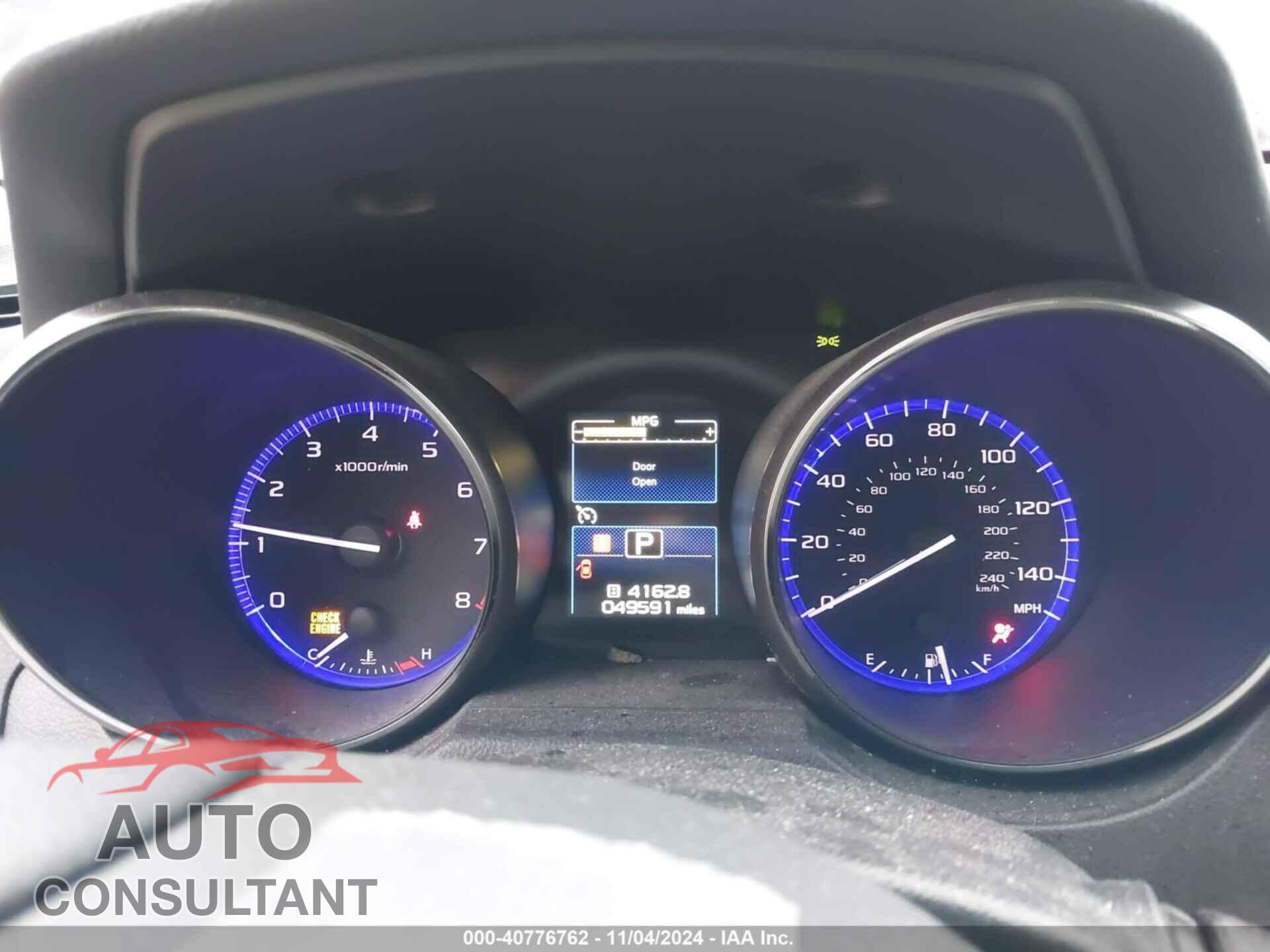 SUBARU OUTBACK 2016 - 4S4BSBJCXG3304187