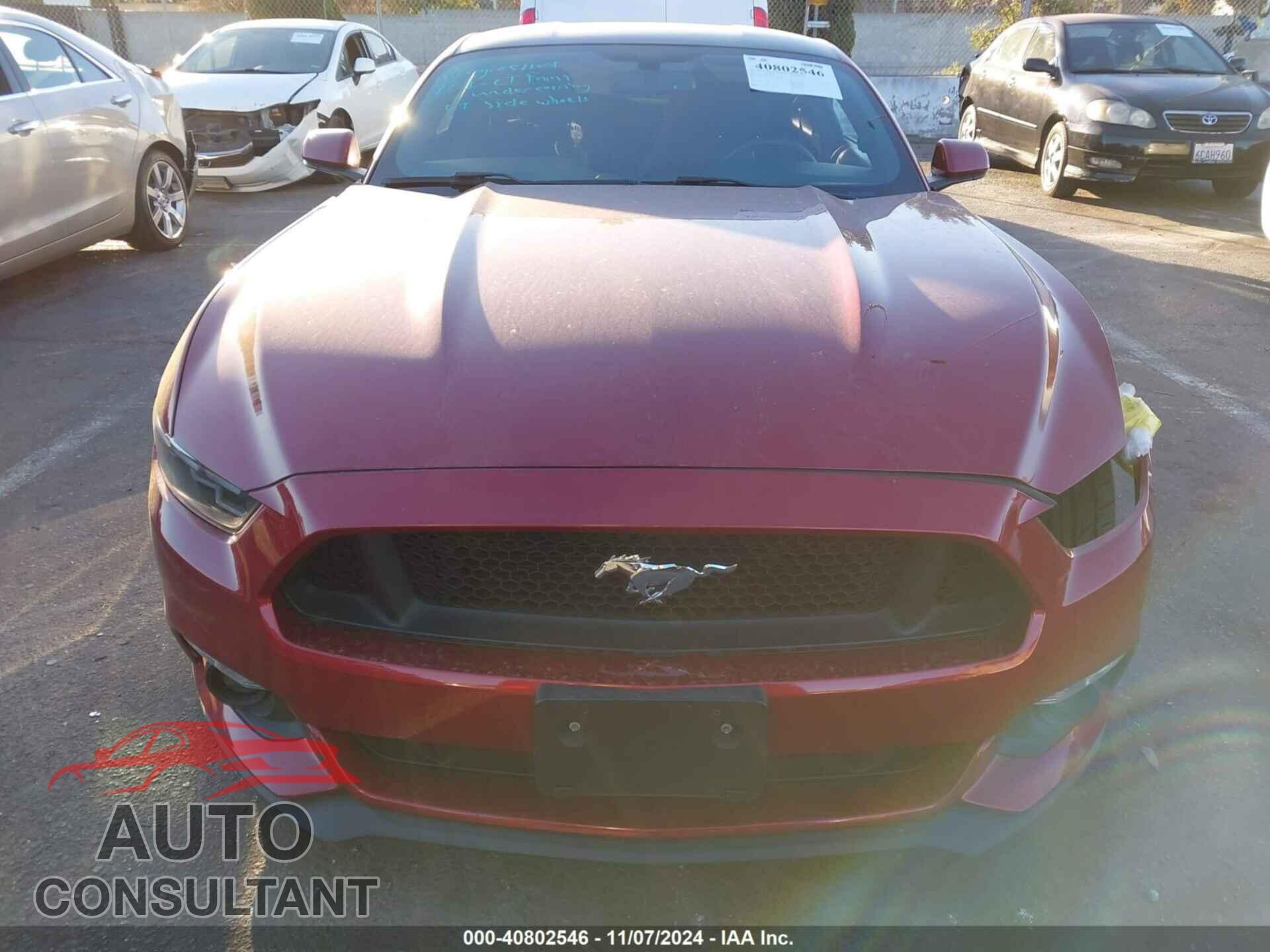 FORD MUSTANG 2015 - 1FA6P8TH6F5376743