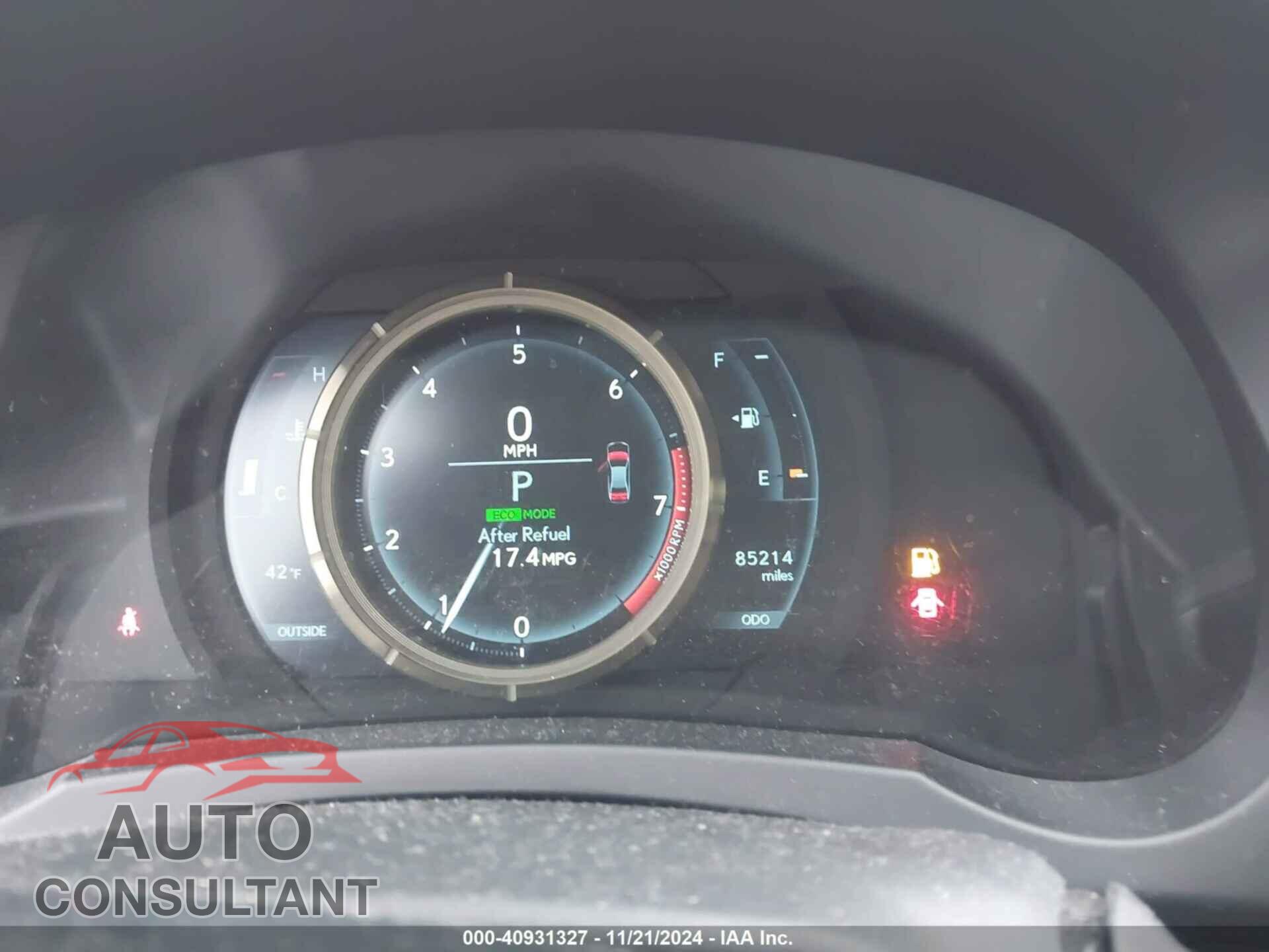 LEXUS IS 350 2014 - JTHCE1D28E5003737