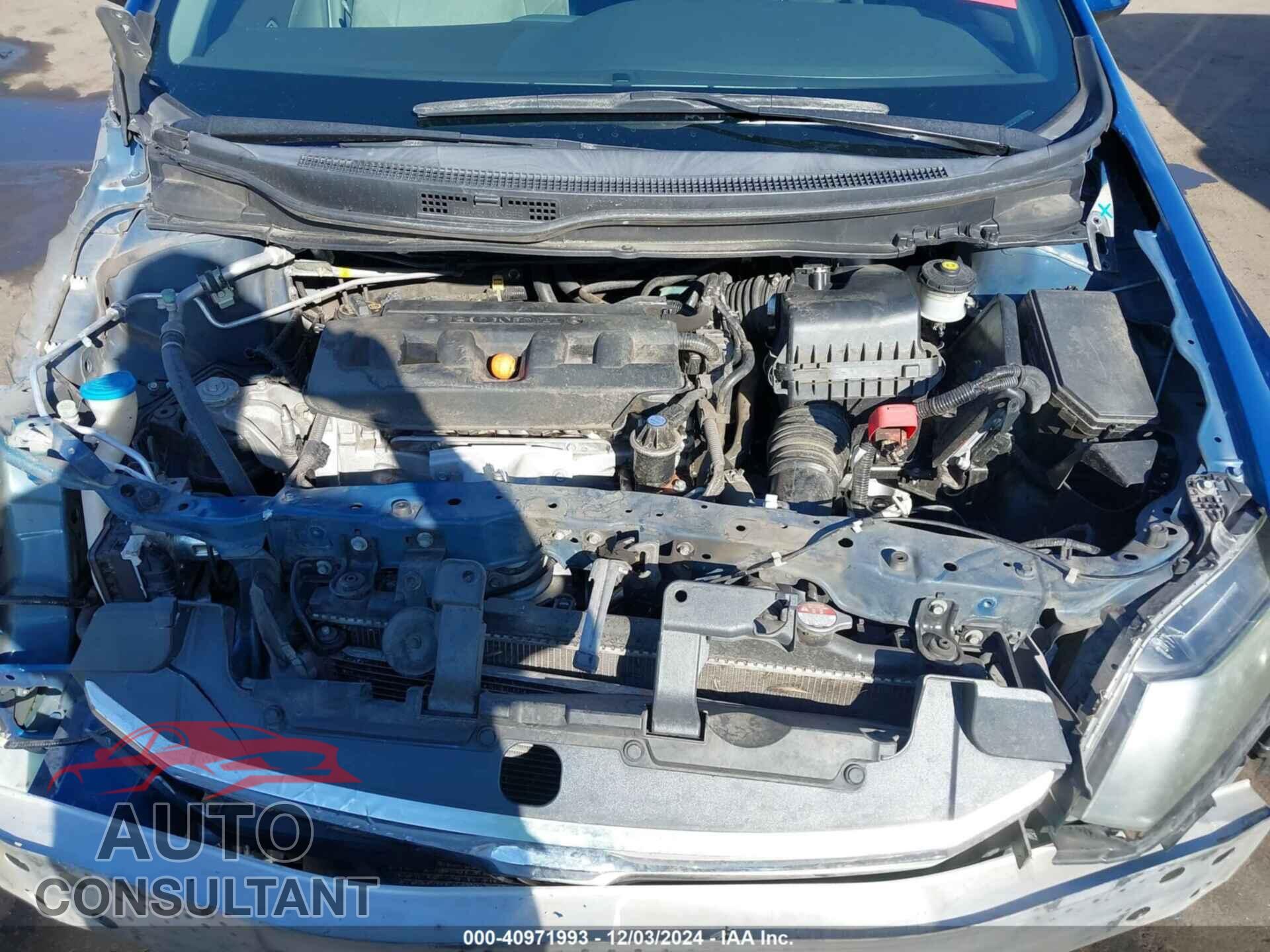 HONDA CIVIC 2012 - 2HGFB2F59CH510187
