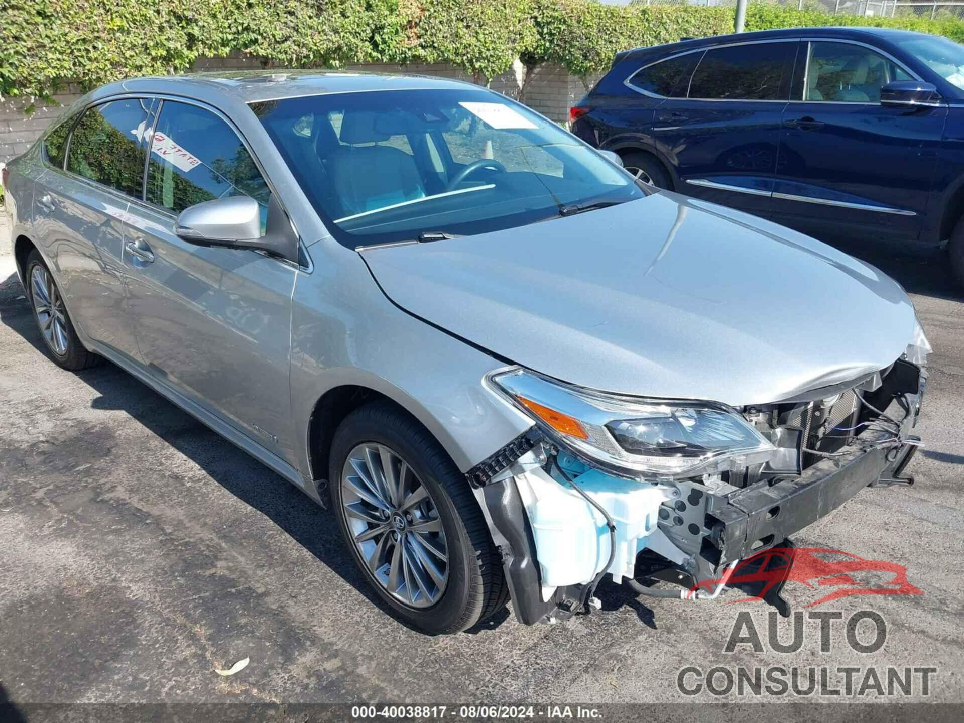 TOYOTA AVALON HYBRID 2016 - 4T1BD1EB2GU054749