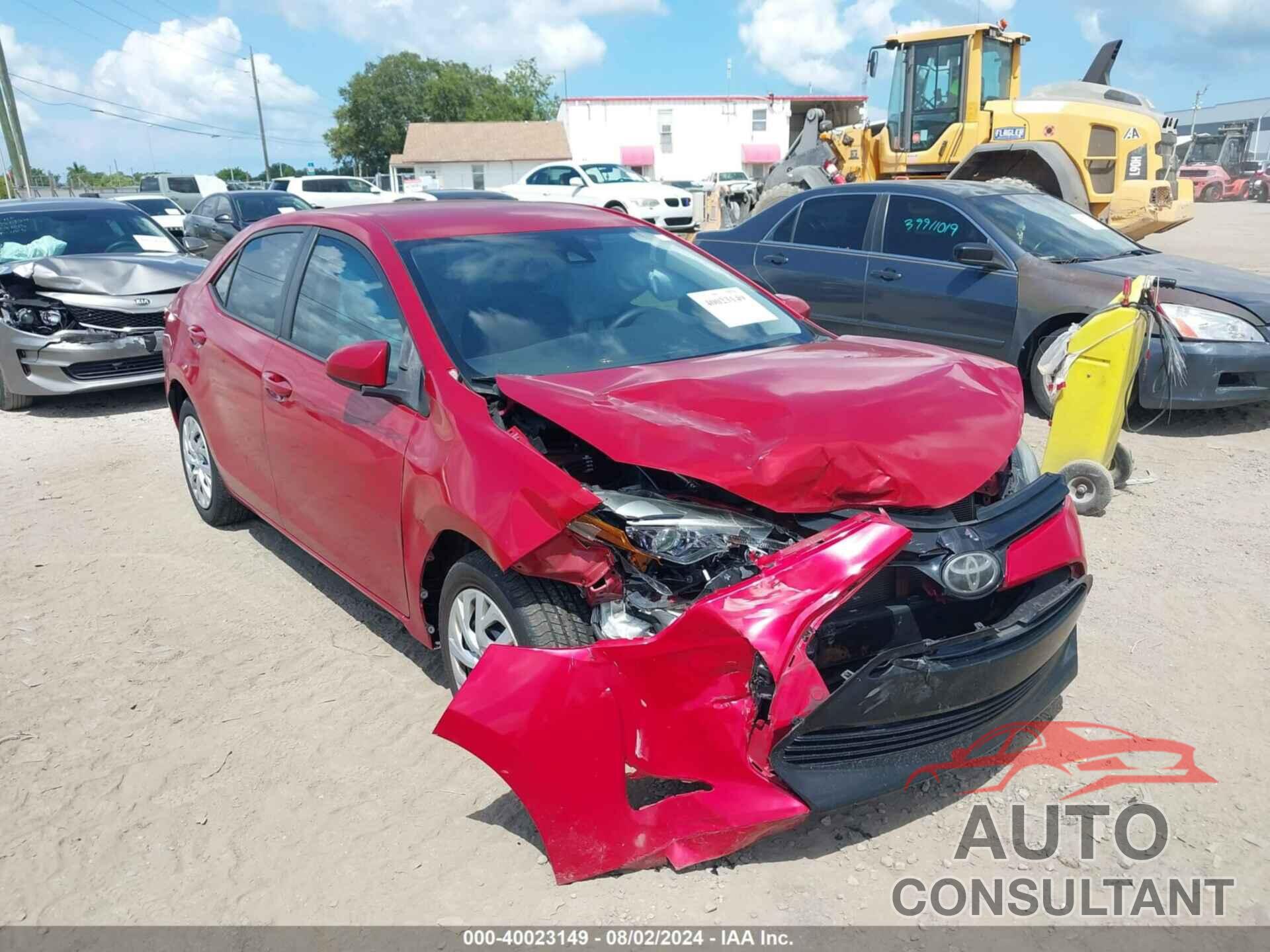 TOYOTA COROLLA 2017 - 5YFBURHE9HP711800