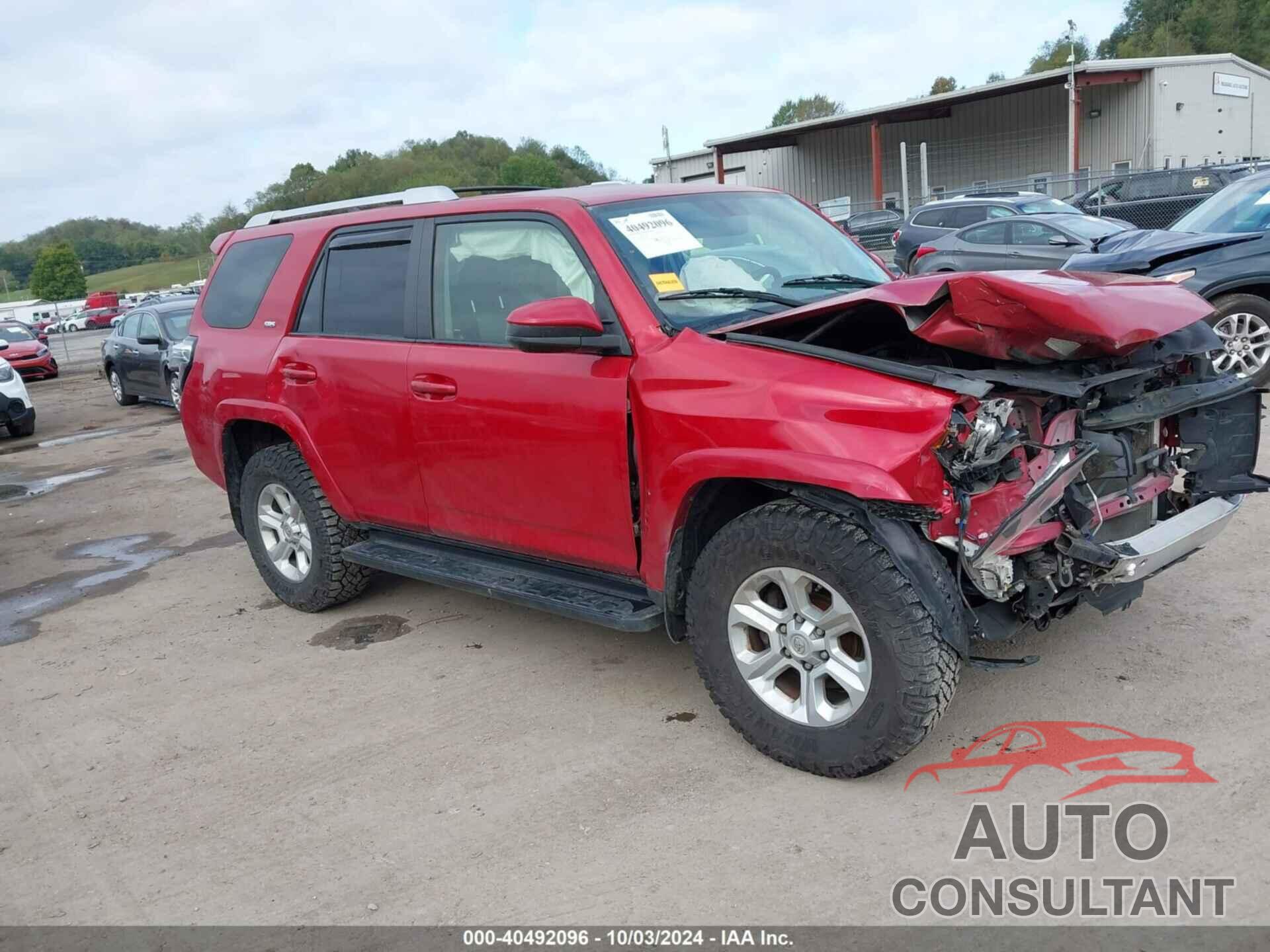 TOYOTA 4RUNNER 2016 - JTEBU5JR7G5403439