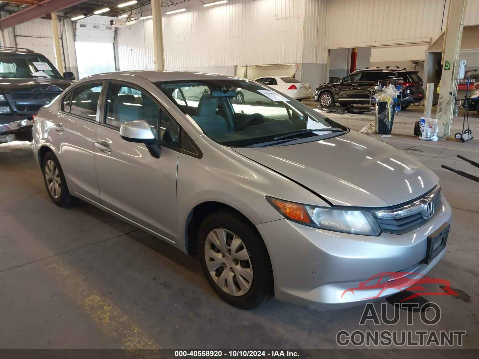 HONDA CIVIC 2012 - 19XFB2F50CE364353