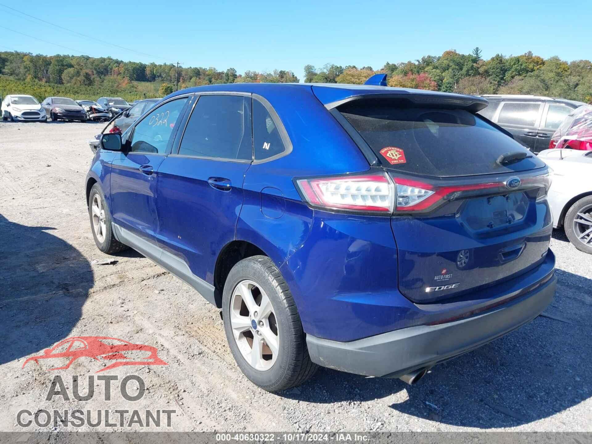 FORD EDGE 2015 - 2FMTK4G95FBC08025