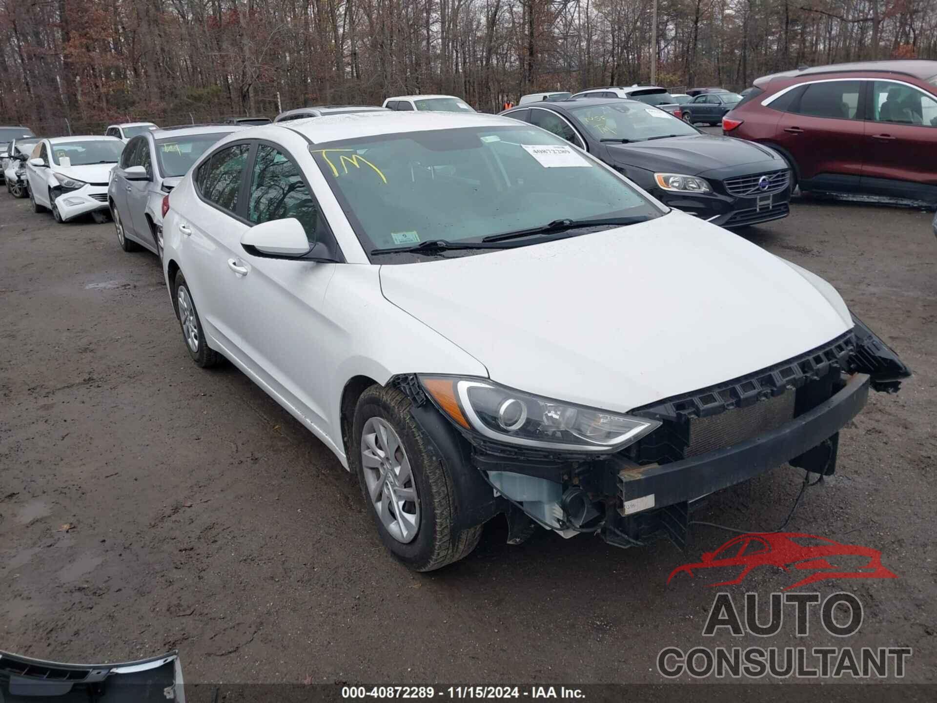 HYUNDAI ELANTRA 2017 - 5NPD74LF0HH098899